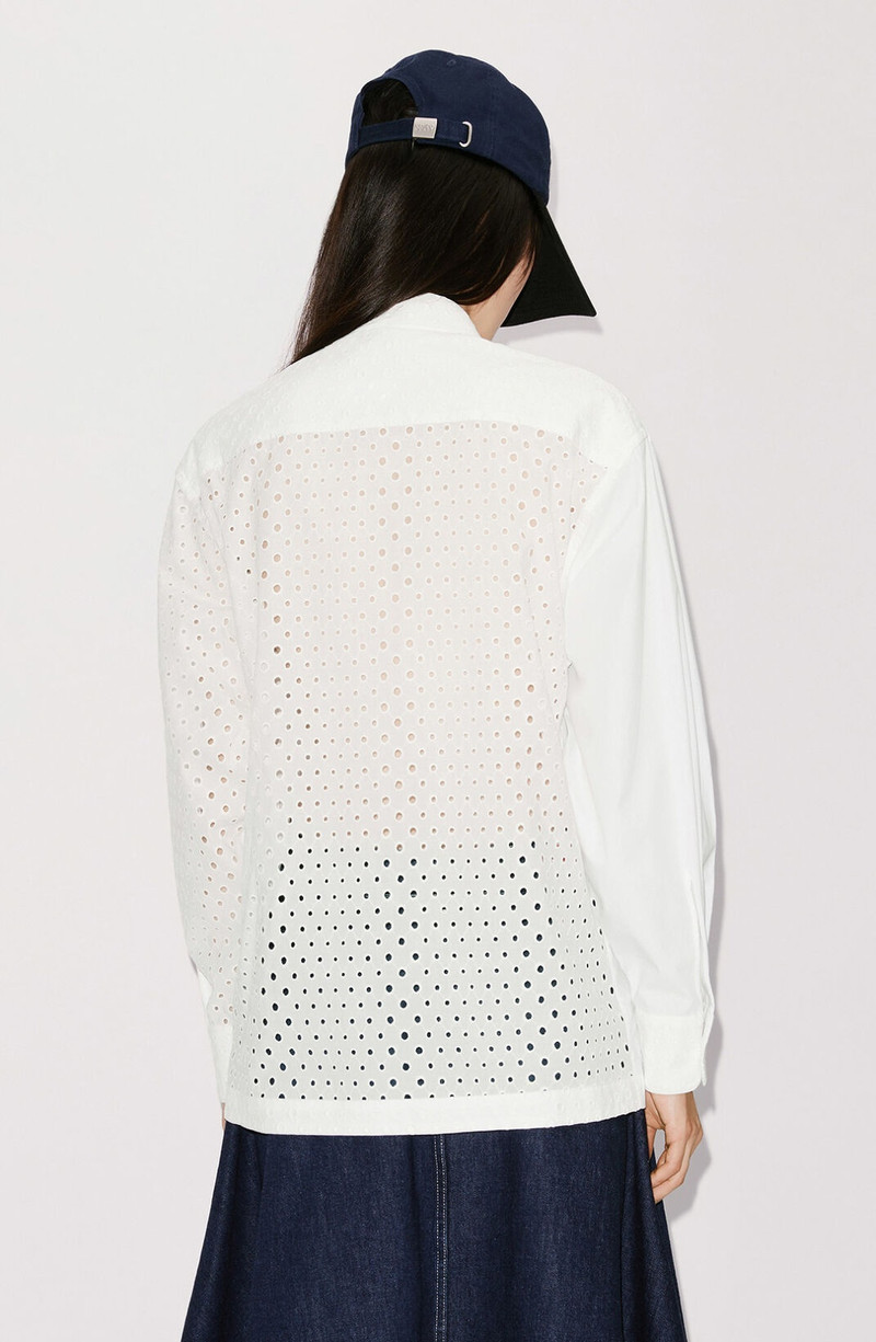 Oversize broderie anglaise shirt 5