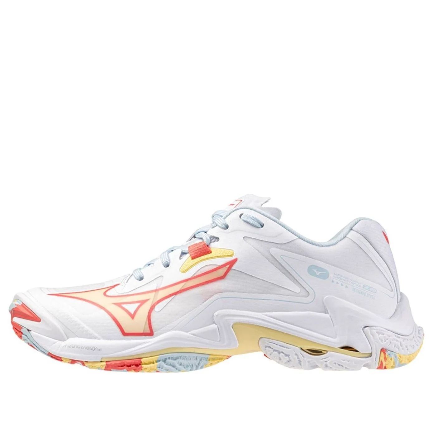 (WMNS) Mizuno Wave Lightning Z8 'White Calypso Coral' V1GC240030 - 1