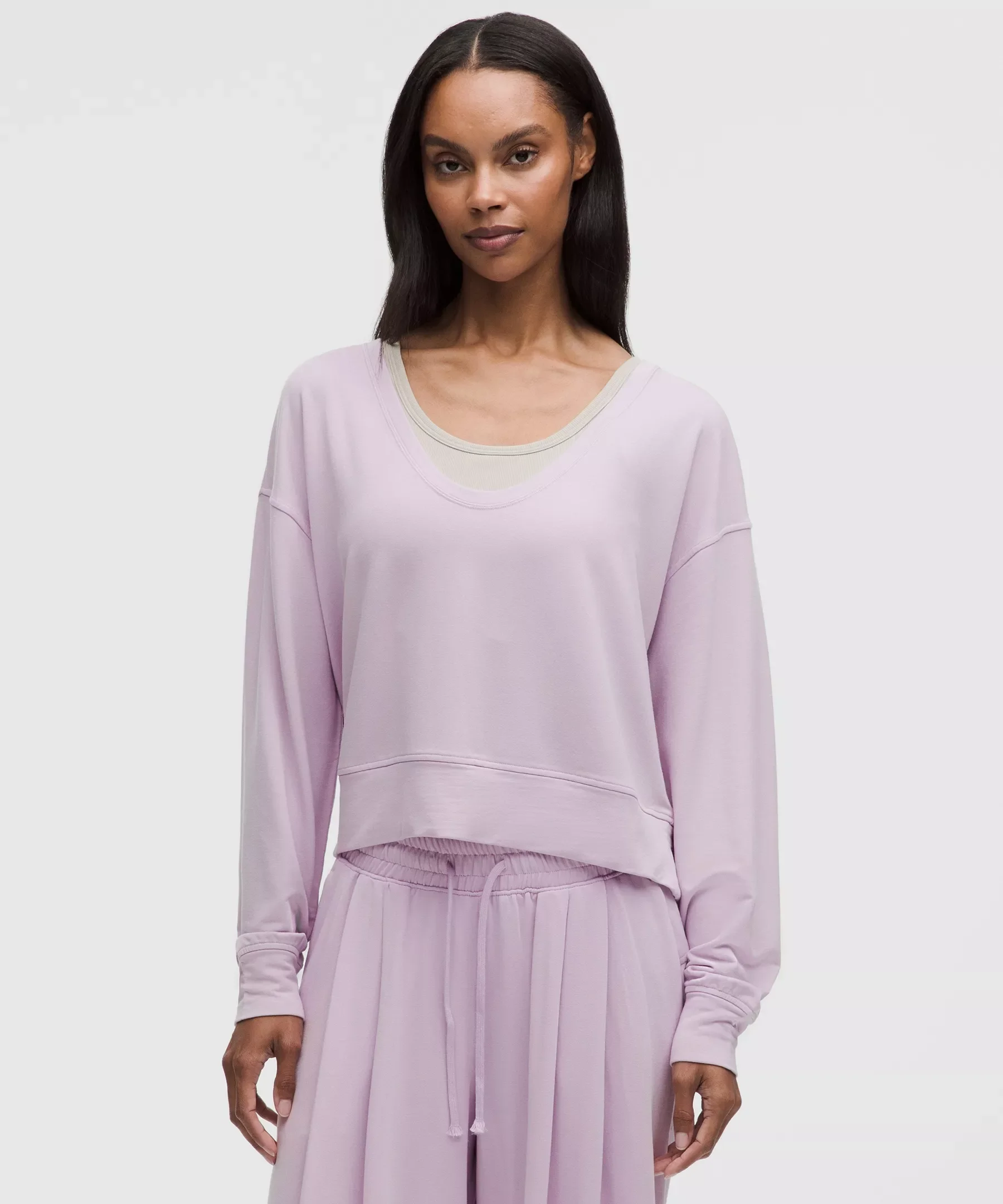 BeCalm Scoop-Neck Pullover - 1