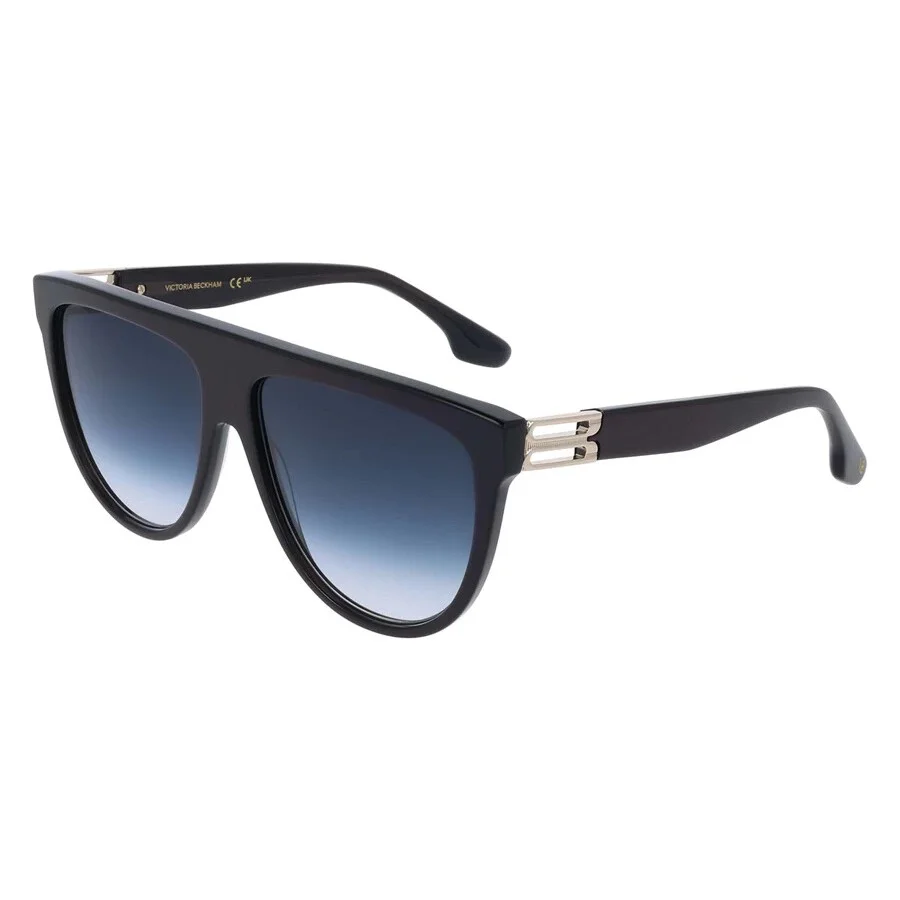 Victoria Beckham Blue Gradient Browline Ladies Sunglasses VB680S 415 58 - 1