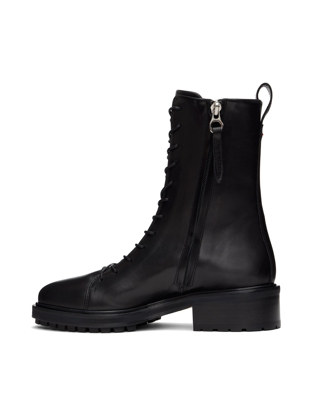 【関税込み】Aeyde ブラック Isa ブーツ Aeyde Black Isa Boots | ssense | REVERSIBLE