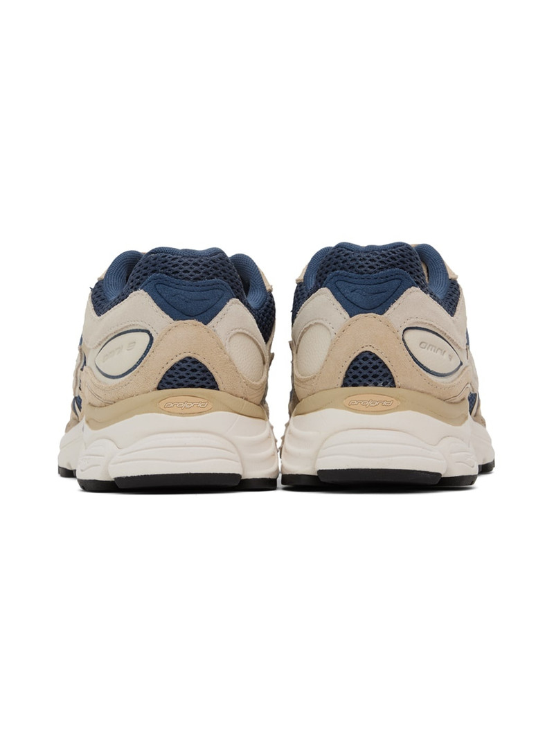 Beige & Navy ProGrid Omni 9 Sneakers 2