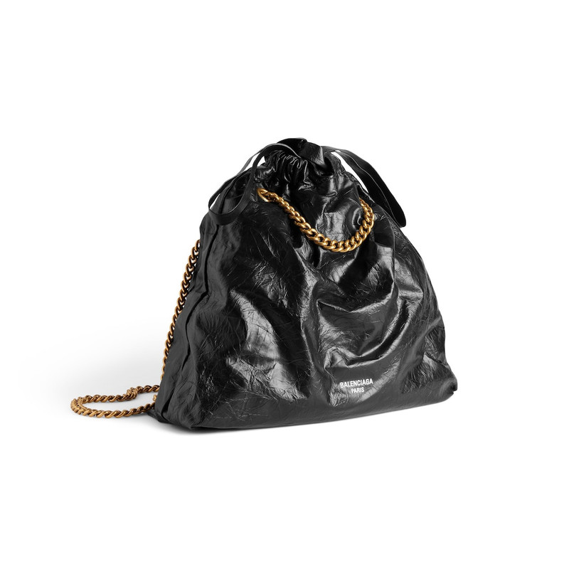 Women's Crush Medium Tote Bag in Black 2