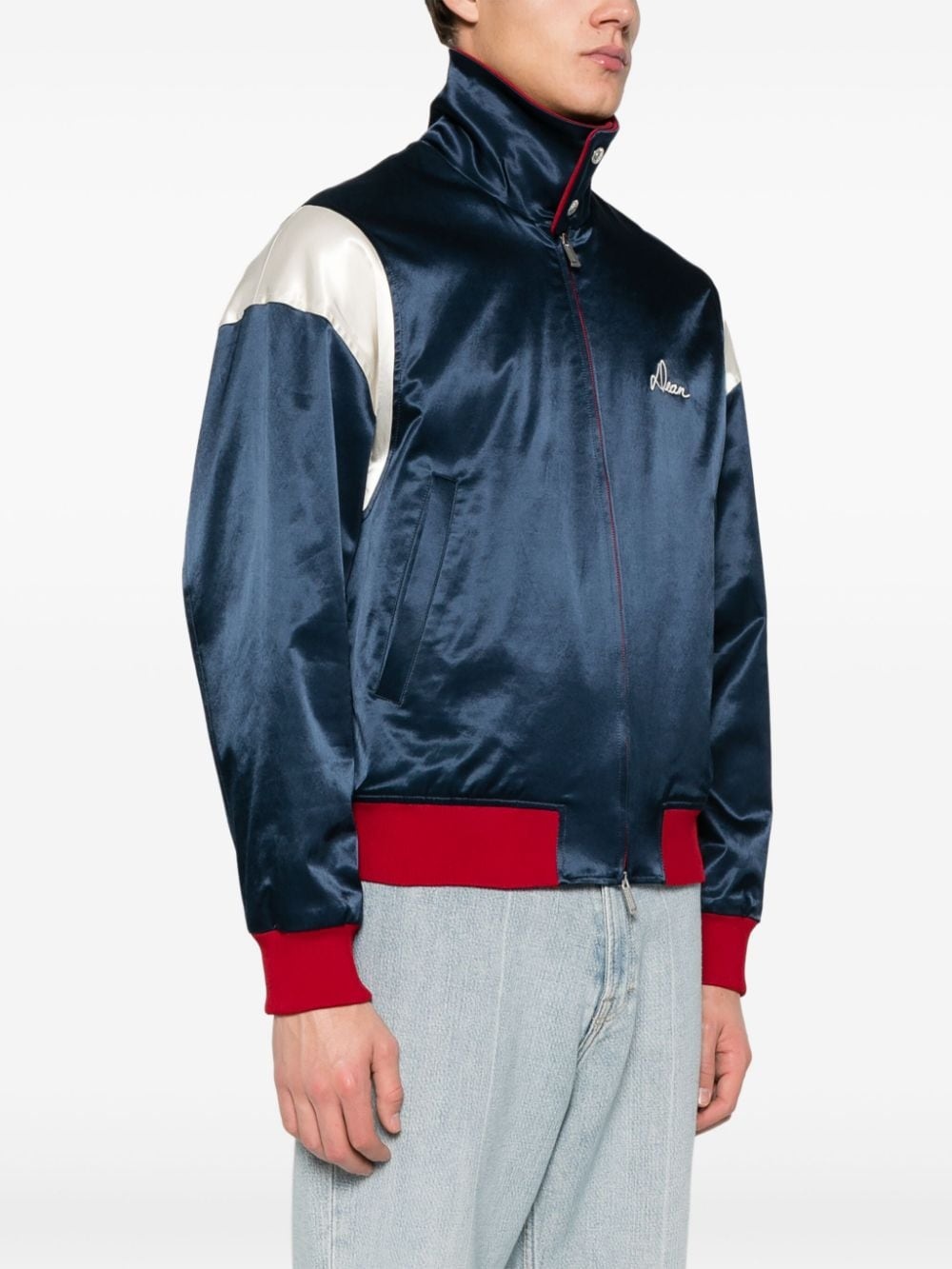 Bowling satin-finish jacket - 3