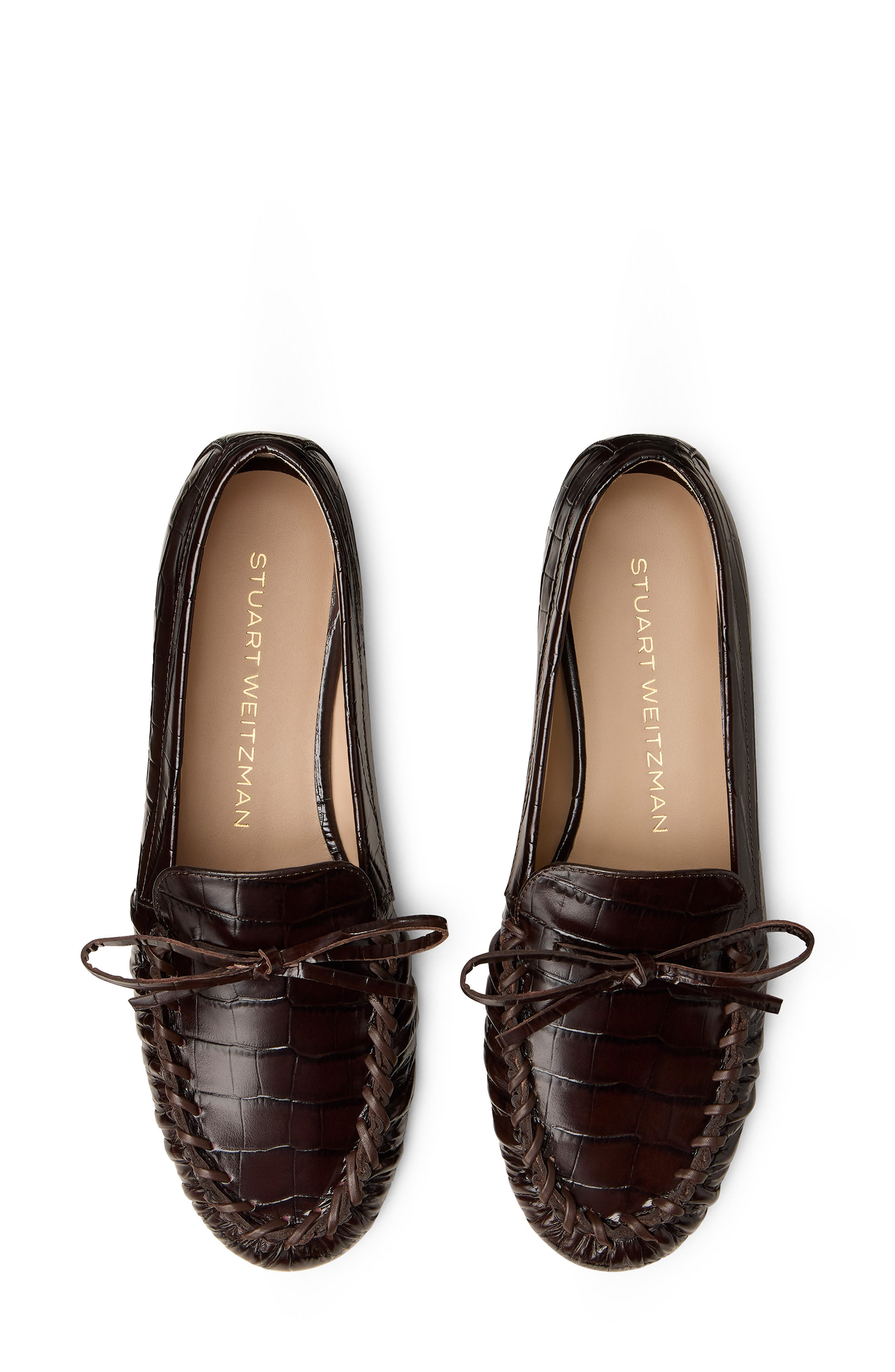 Stuart Weitzman Britt Bow Loafer in Walnut at Nordstrom - 3