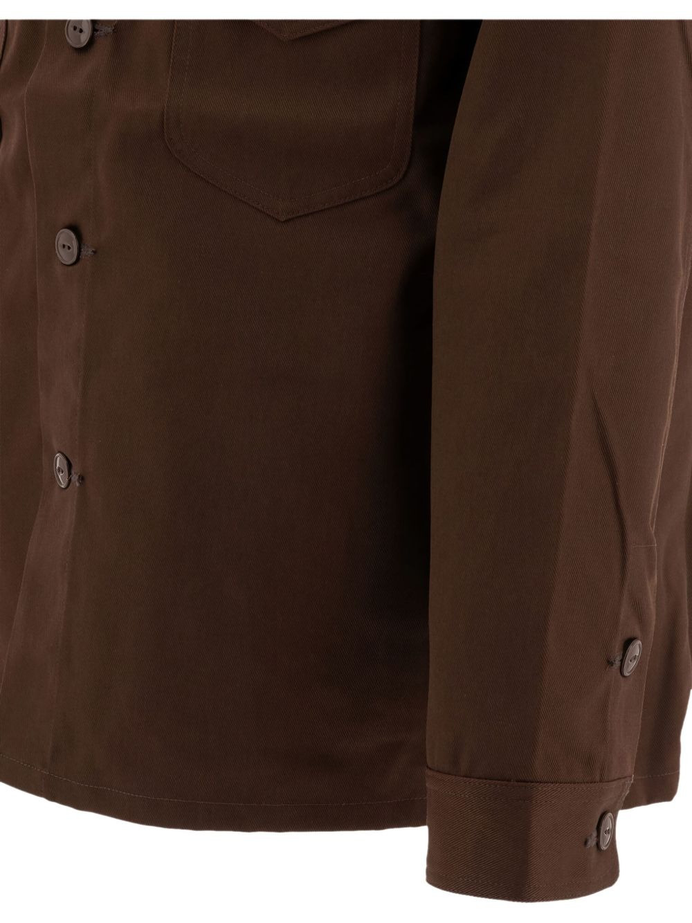 button-down chest-pocket shirt jacket - 4