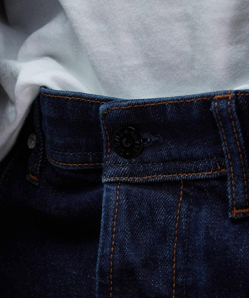 Stretch indigo denim jean 6
