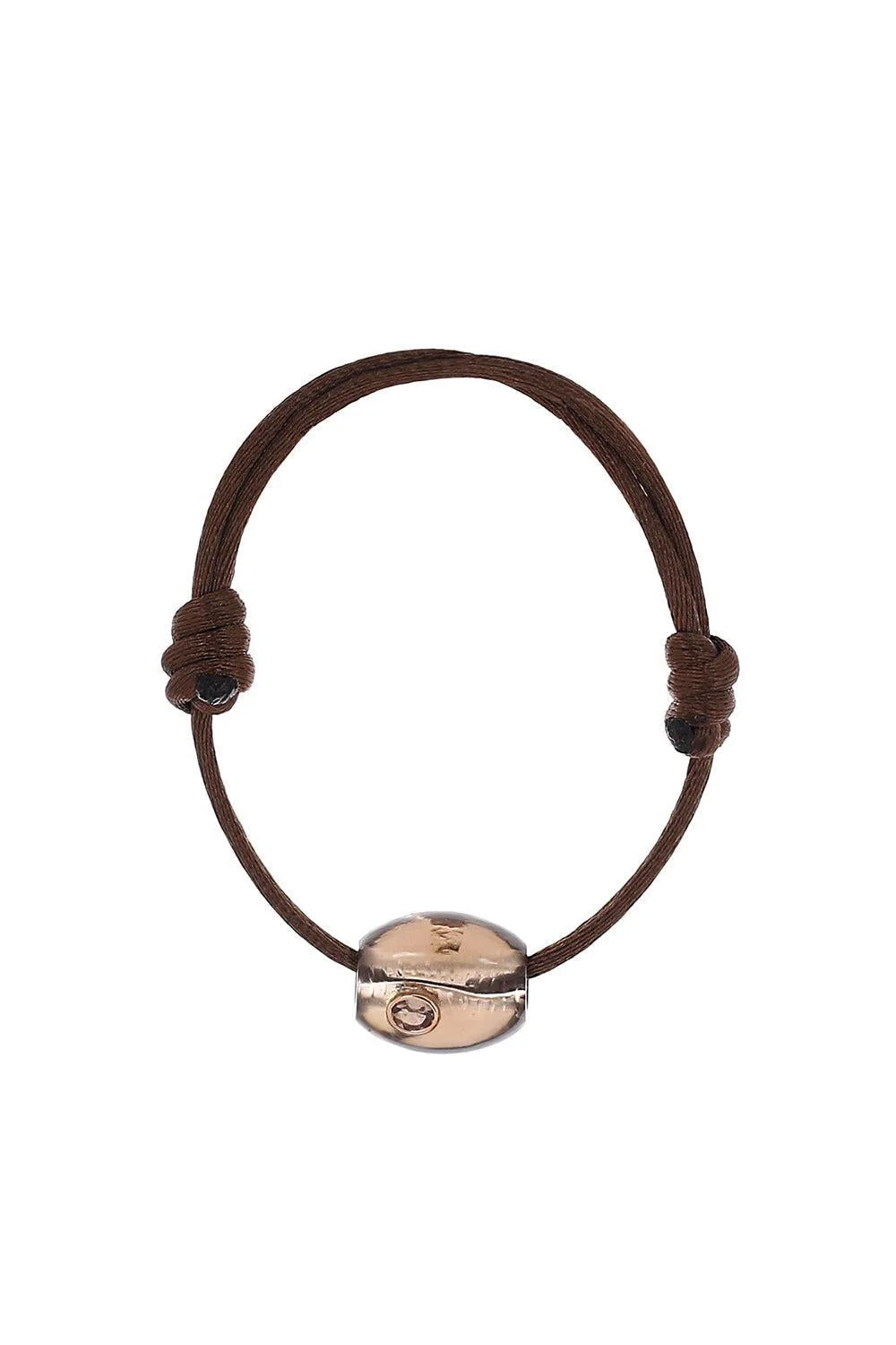 Smoky Quartz Garnet Brown Cowry Bracelet - 1