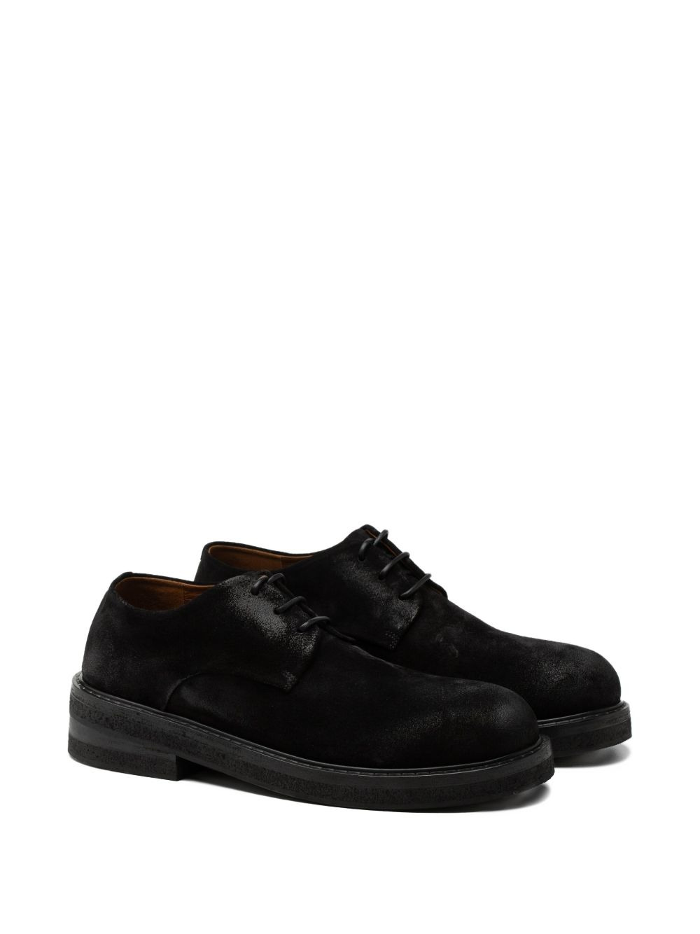 Parrucca lace-up suede derby shoes - 2
