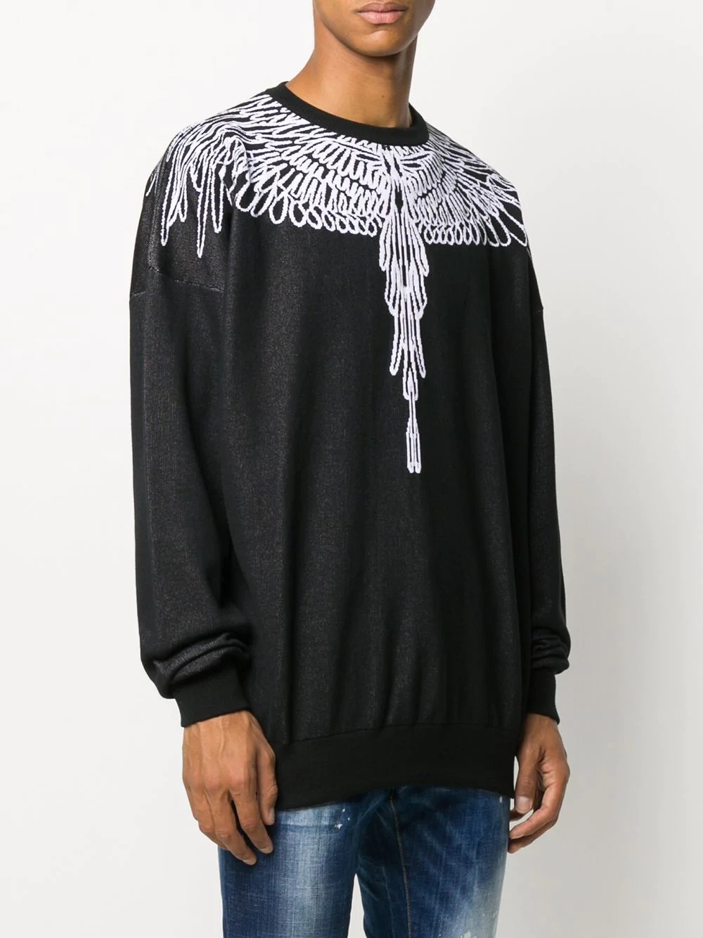 Pictorial Wings crew neck sweatshirt - 3