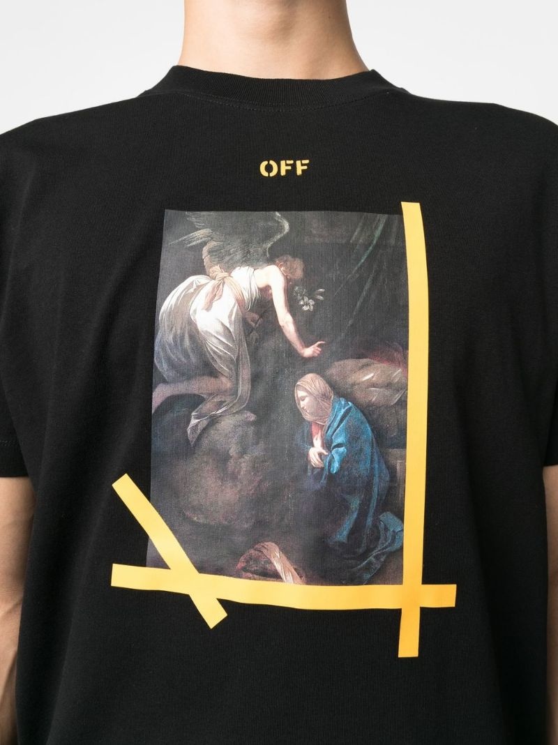 Arrows Caravaggio print T-shirt - 5