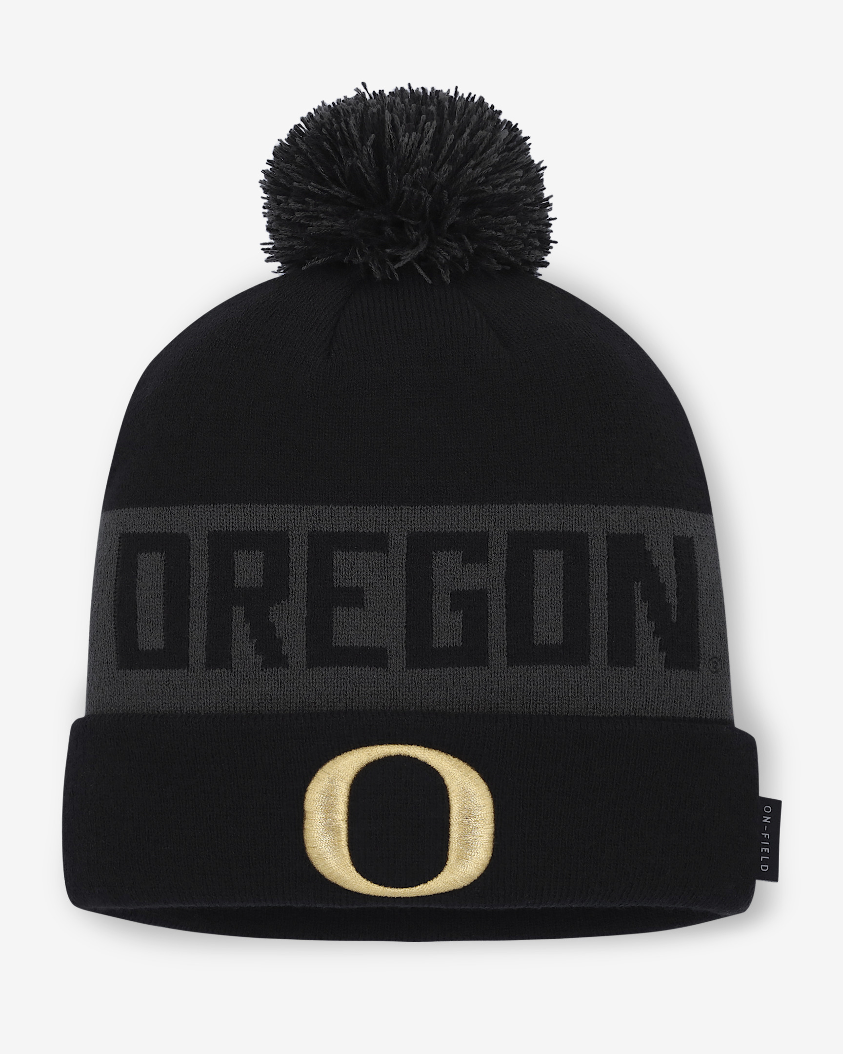 Oregon Alt Peak Men's Nike College Cuffed Pom Beanie - 1