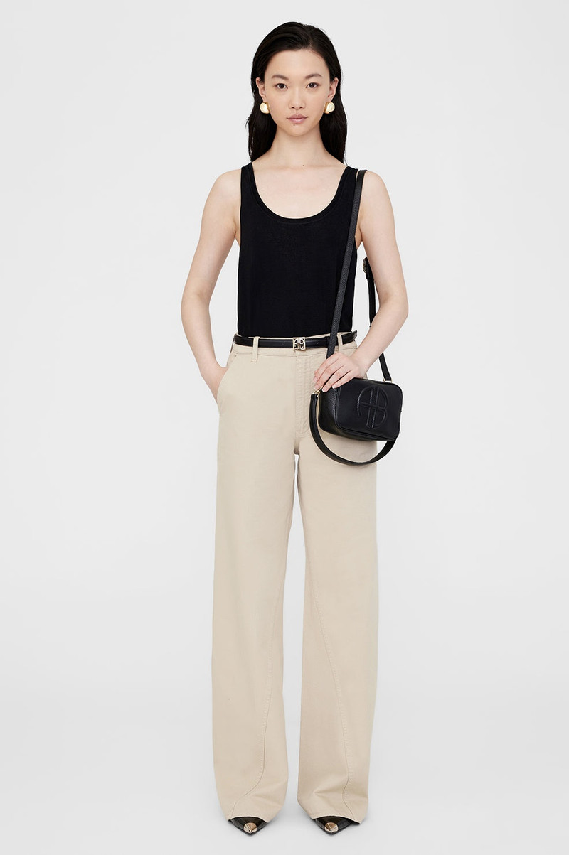 ANINE BING Lili Bag - Black Pebbled outlook