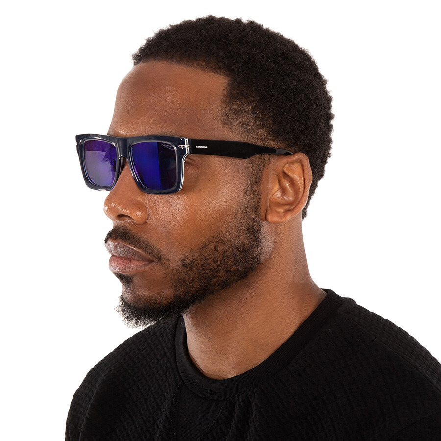 Carrera - Carrera Blue Square Men's Sunglasses CARRERA 305/S 0Y00/XT 54 - 2