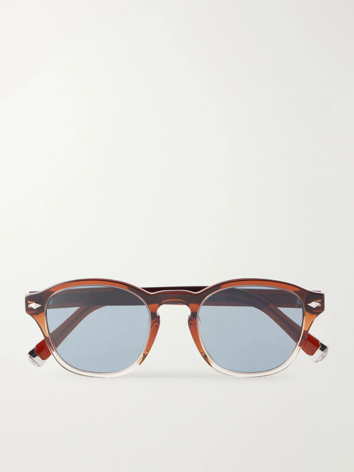 Round-Frame Acetate Sunglasses - 1
