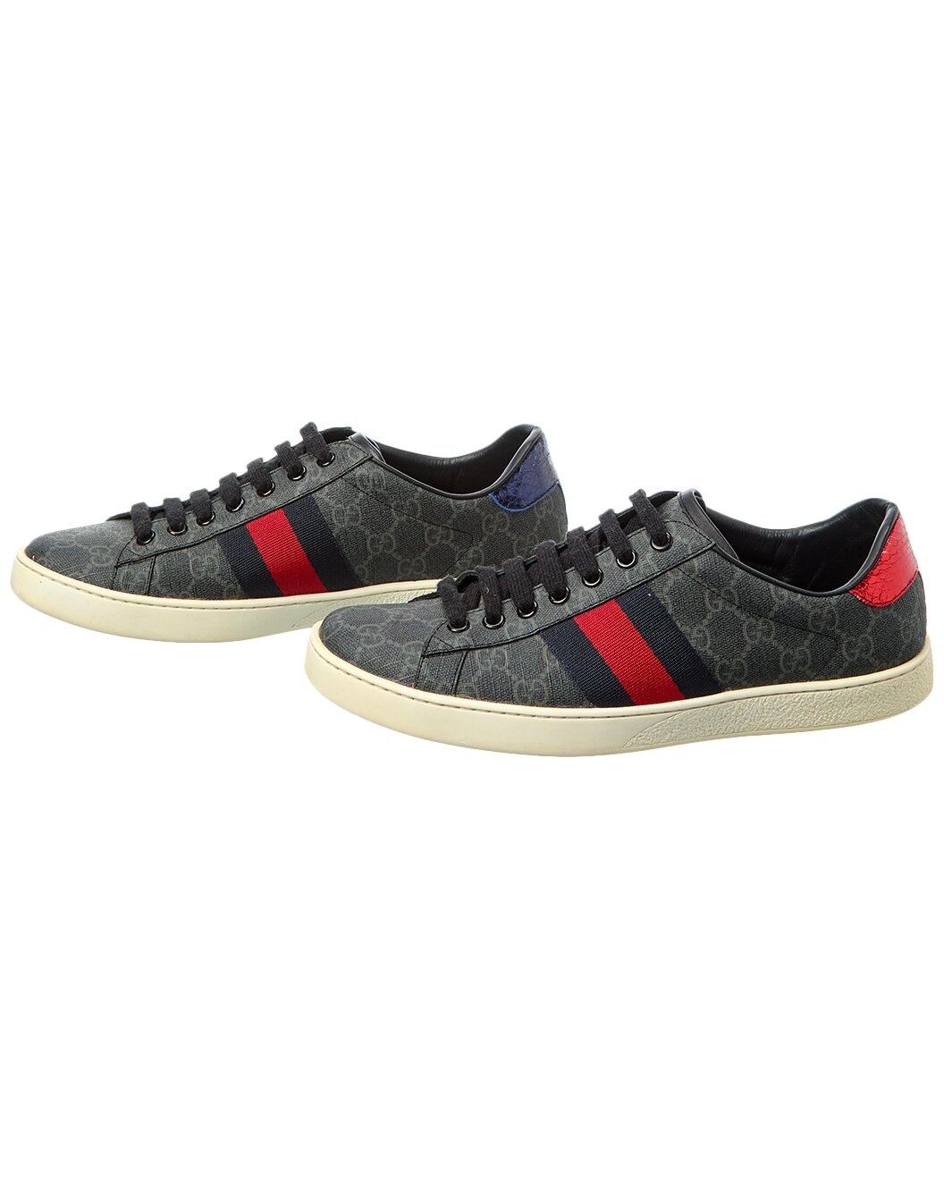 Gucci Ace GG Supreme Canvas & Leather Sneaker (Authentic Pre-Loved) - 2