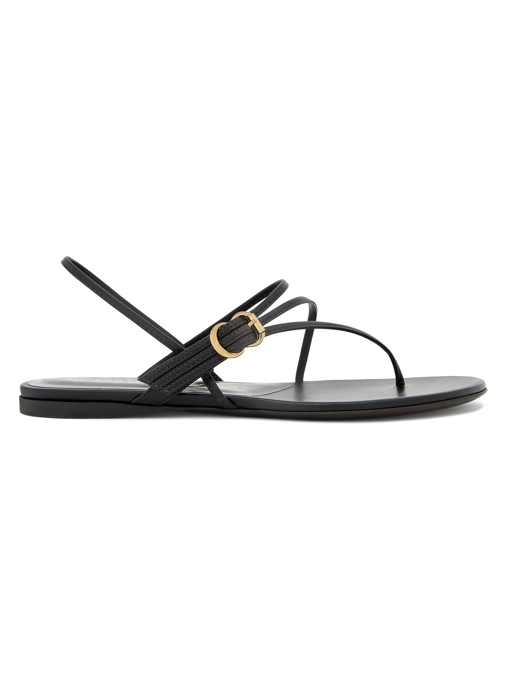 Women's Starry-Eyed Leather Sandals - Dark Brown - 1