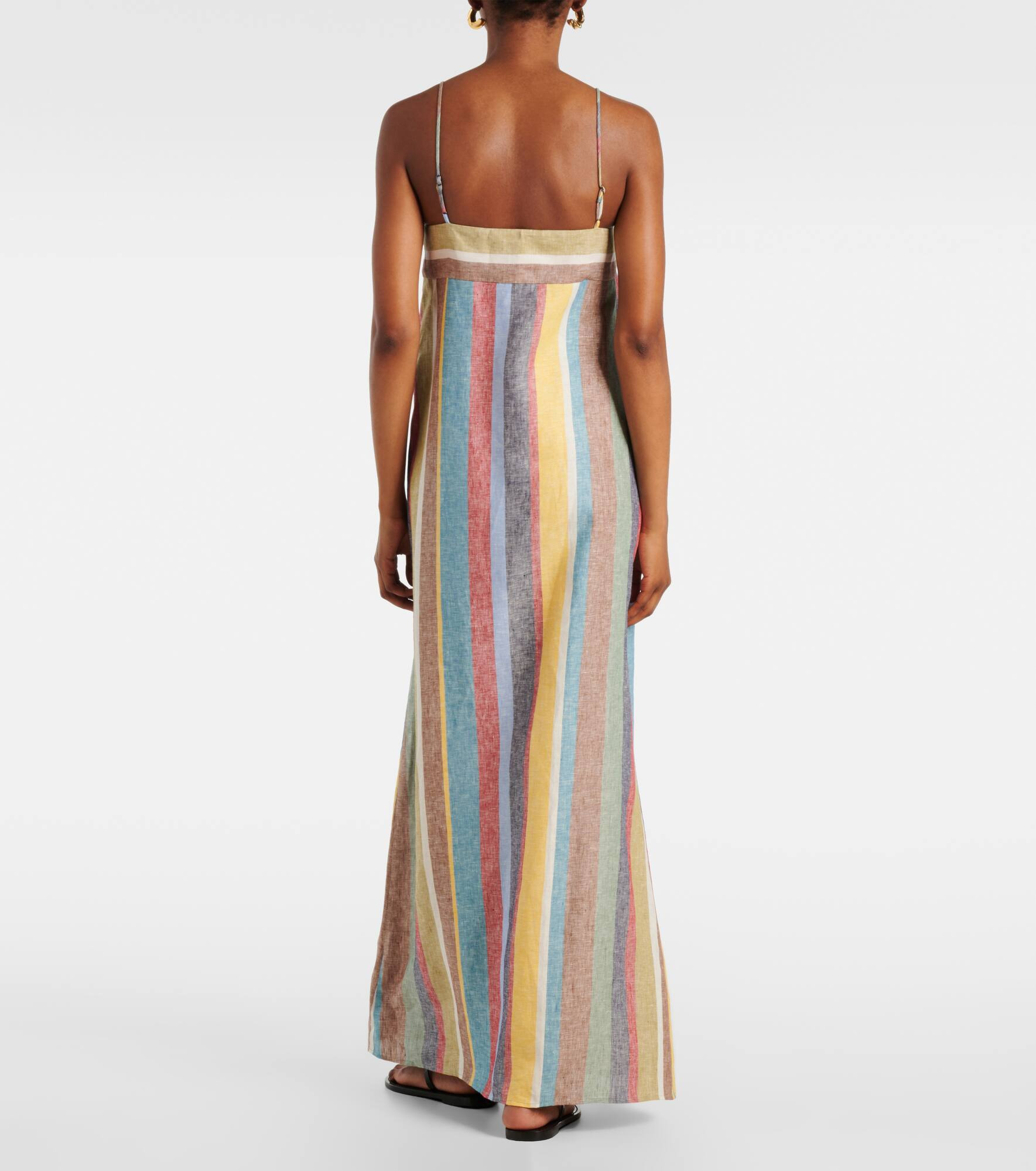 Laura striped linen maxi dress - 3