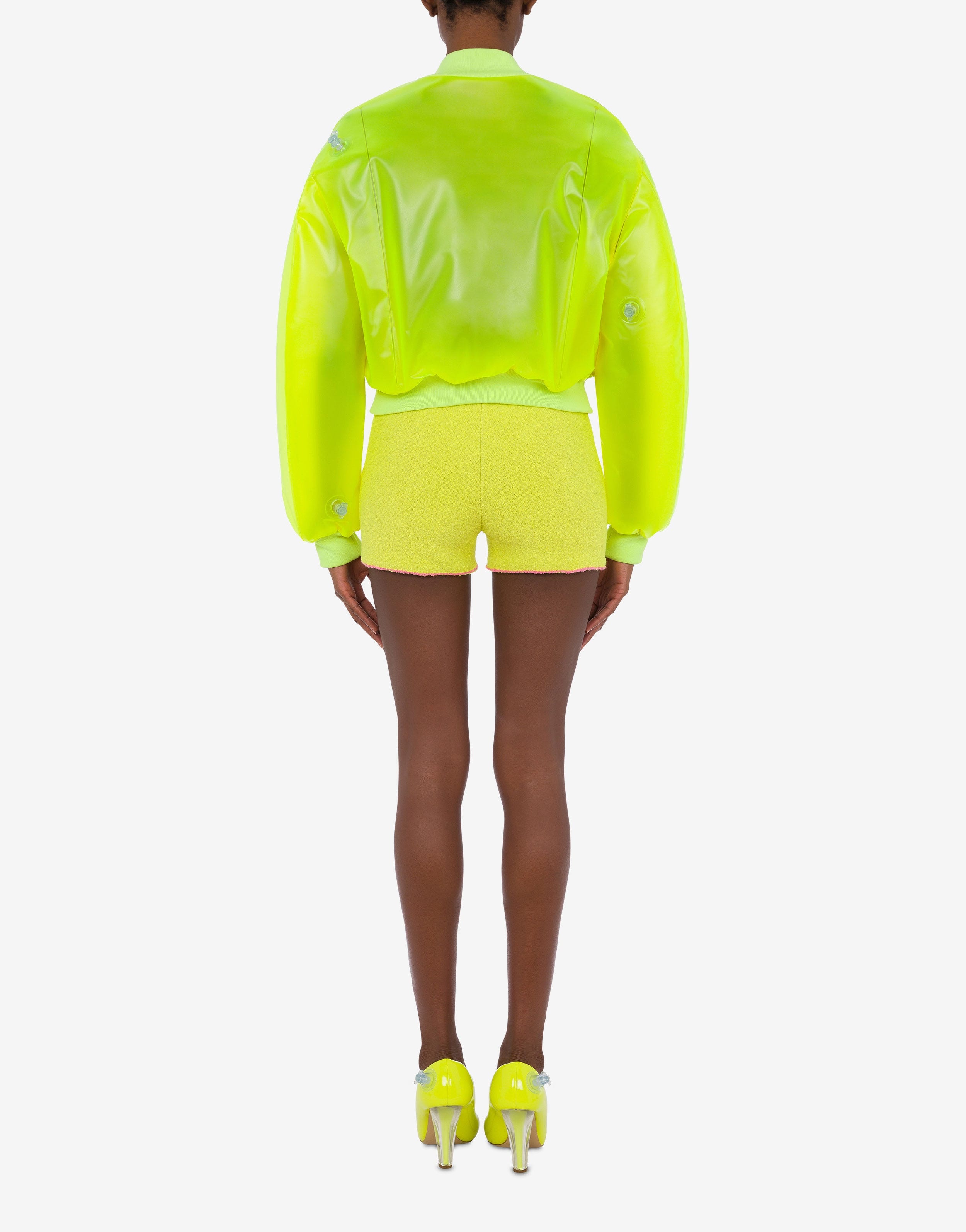 BOMBER JACKET IN TRANSPARENT INFLATABLE PVC - 3