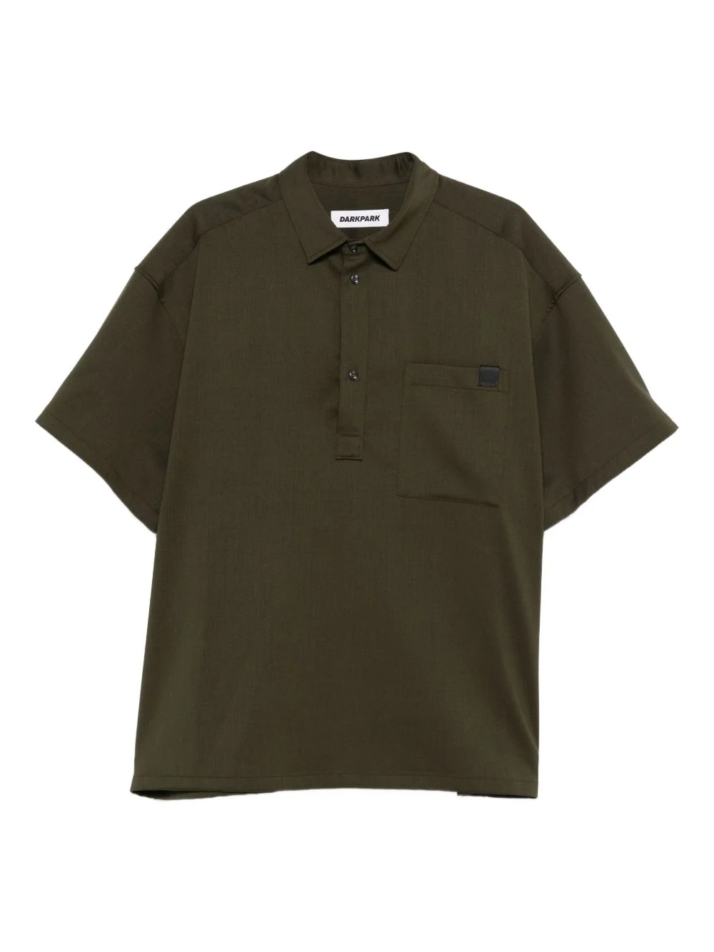 patch-pocket short-sleeve polo shirt - 1