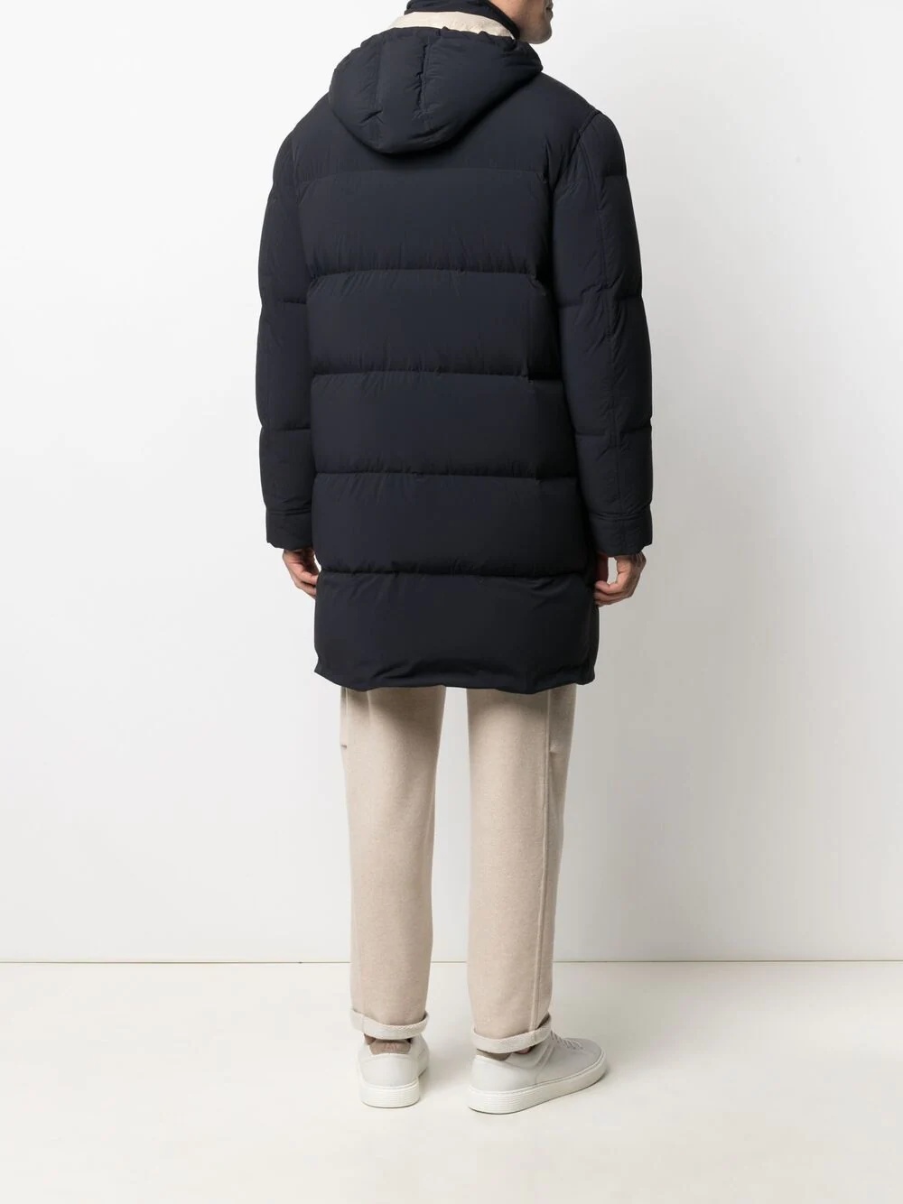 mid-length padded coat - 4