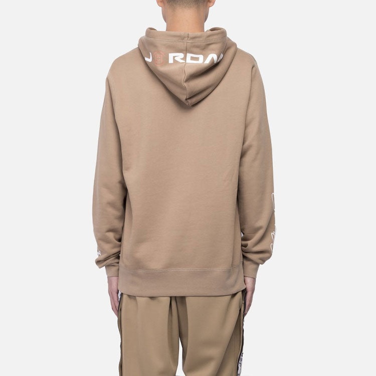 Air Jordan x CLOT Crossover Logo Printing Sports Pullover Asia Edition Brown AR8396-213 - 4