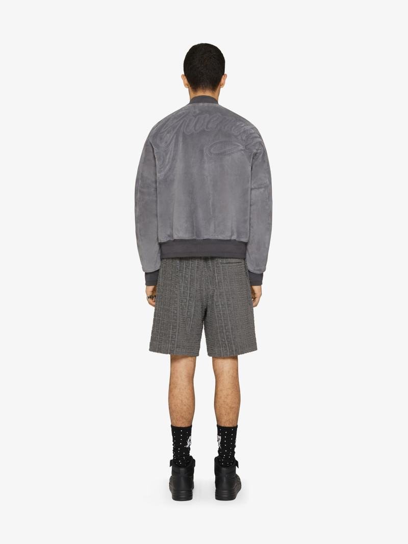 BERMUDA SHORTS IN 4G TOWELLING COTTON JACQUARD 4