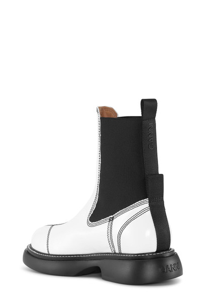 GANNI EGRET EVERYDAY MID CHELSEA BOOTS outlook