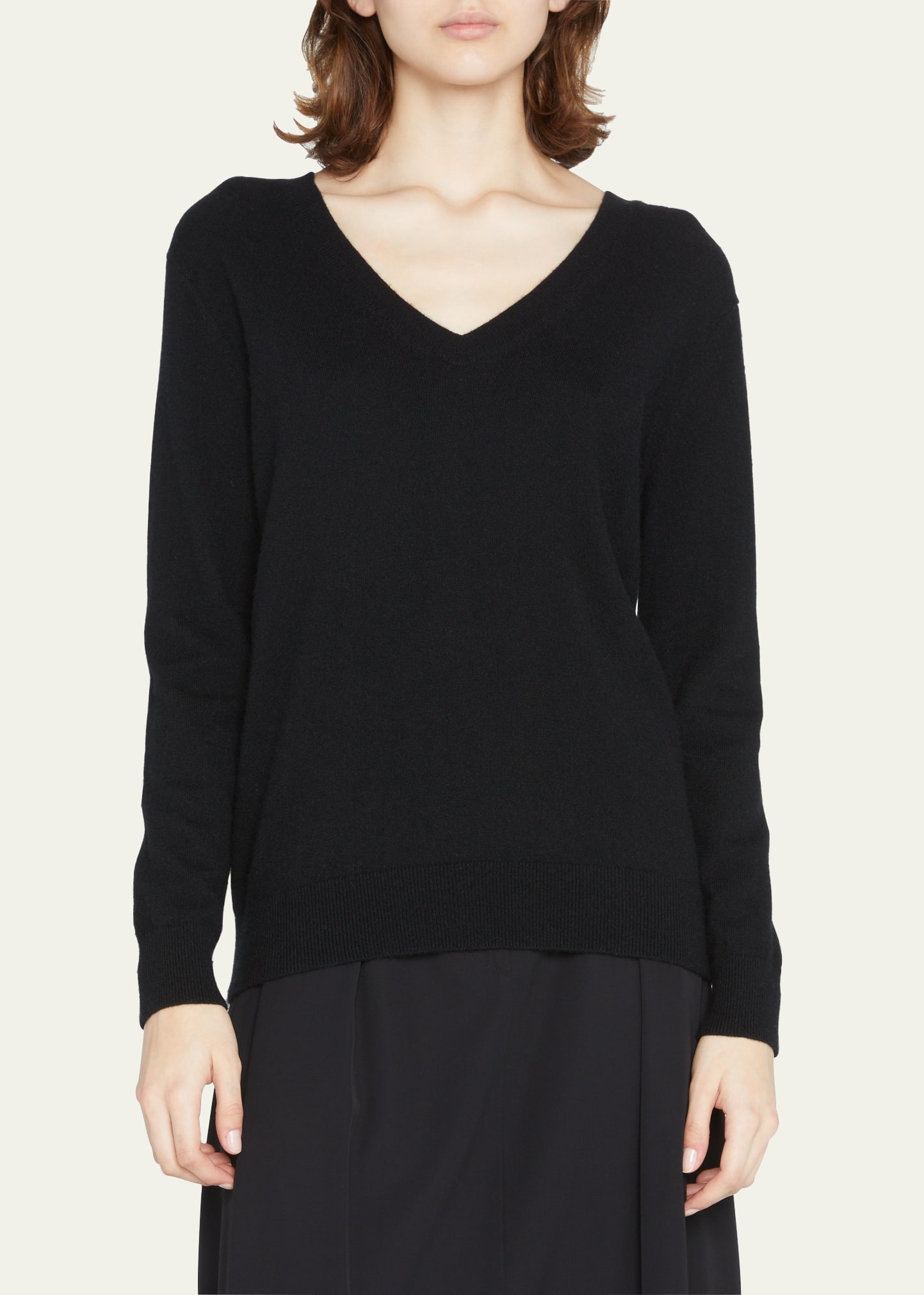 Weekend V-Neck Cashmere Pullover Sweater - 4