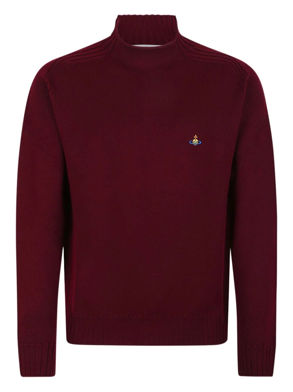 ribbed logo sweater - 1