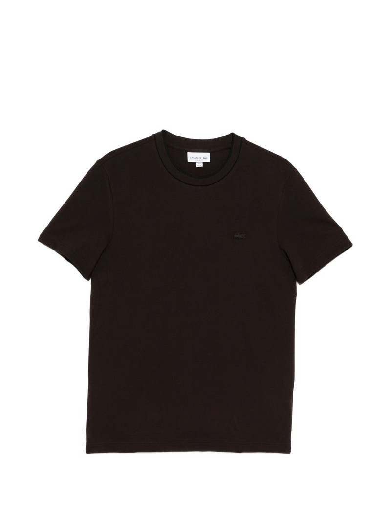 logo-patched crewneck T-shirt 1