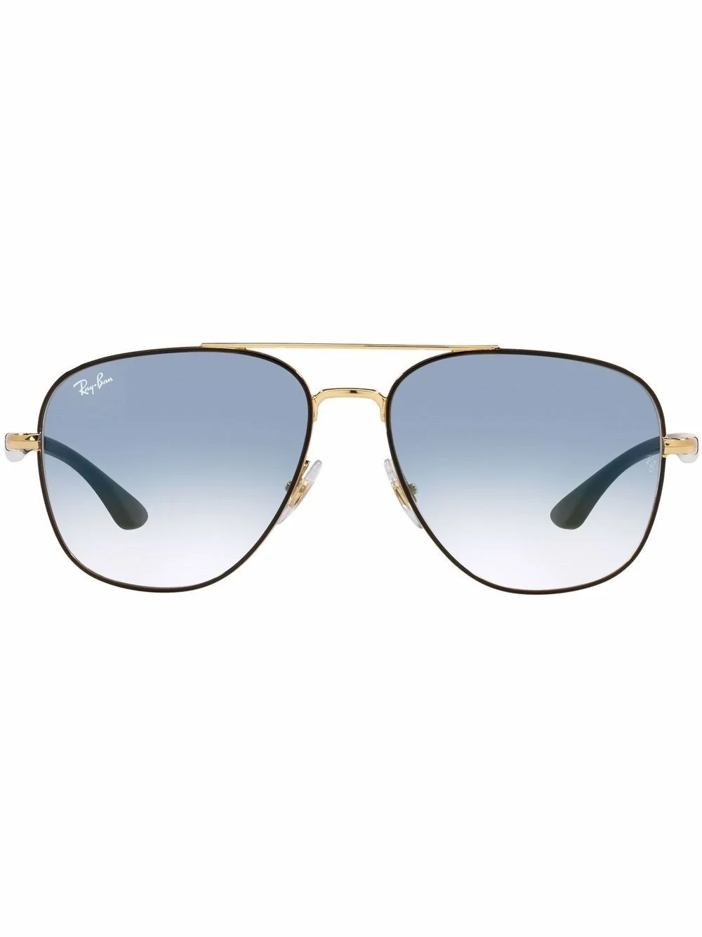square-frame aviator sunglasses - 1