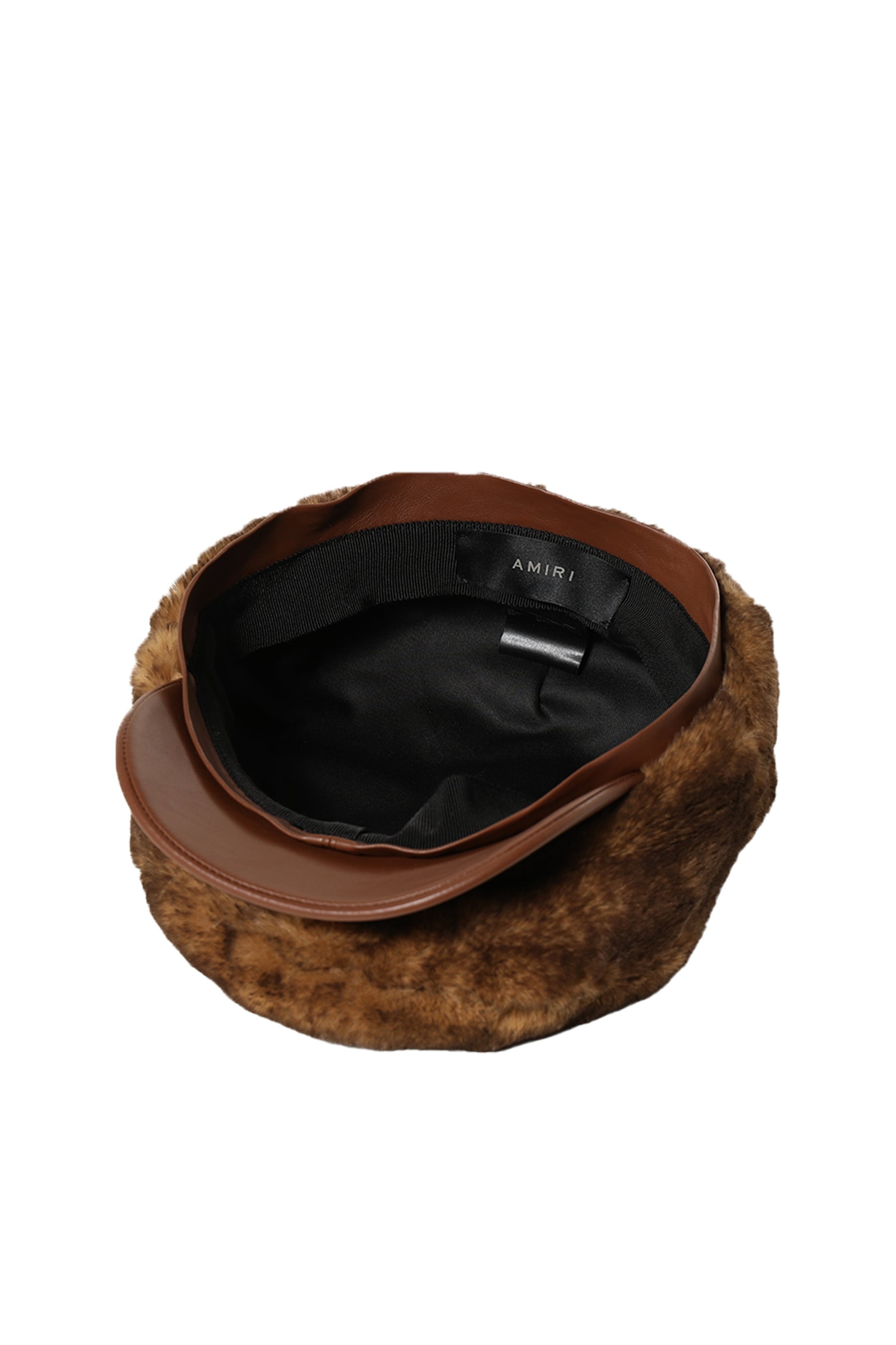 FAUX FUR DRIVER HAT / BRW - 6
