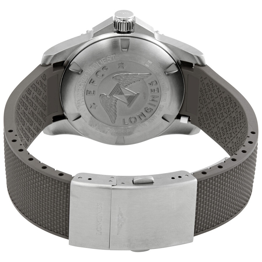 Longines Hydroconquest Automatic Grey Dial Men's Watch L3.781.4.76.9 - 3