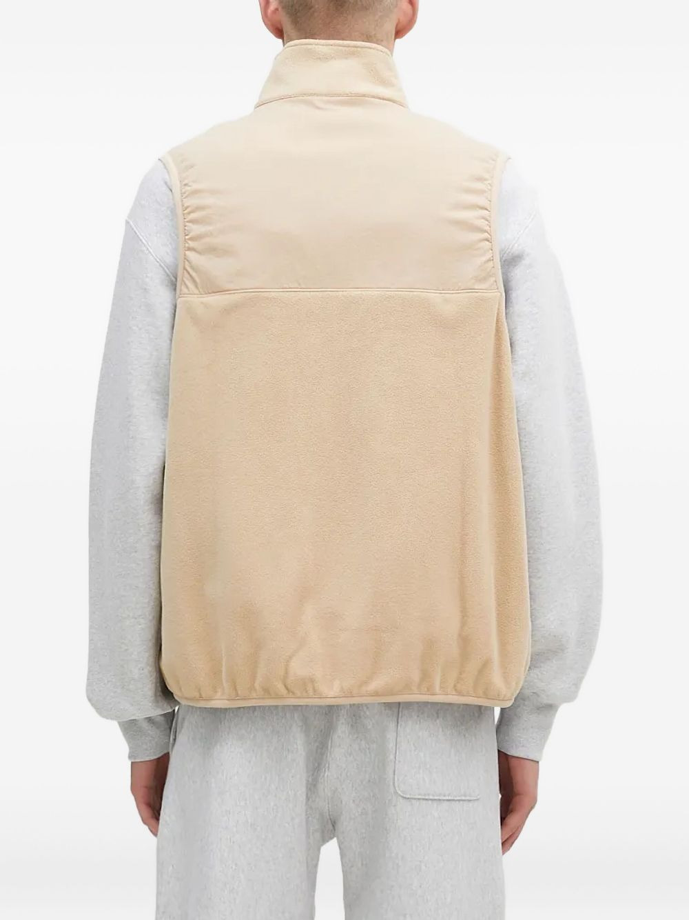 logo-embroidered vest - 4