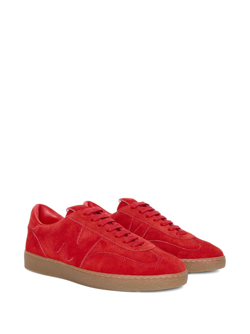 MSGM panelled suede sneakers outlook