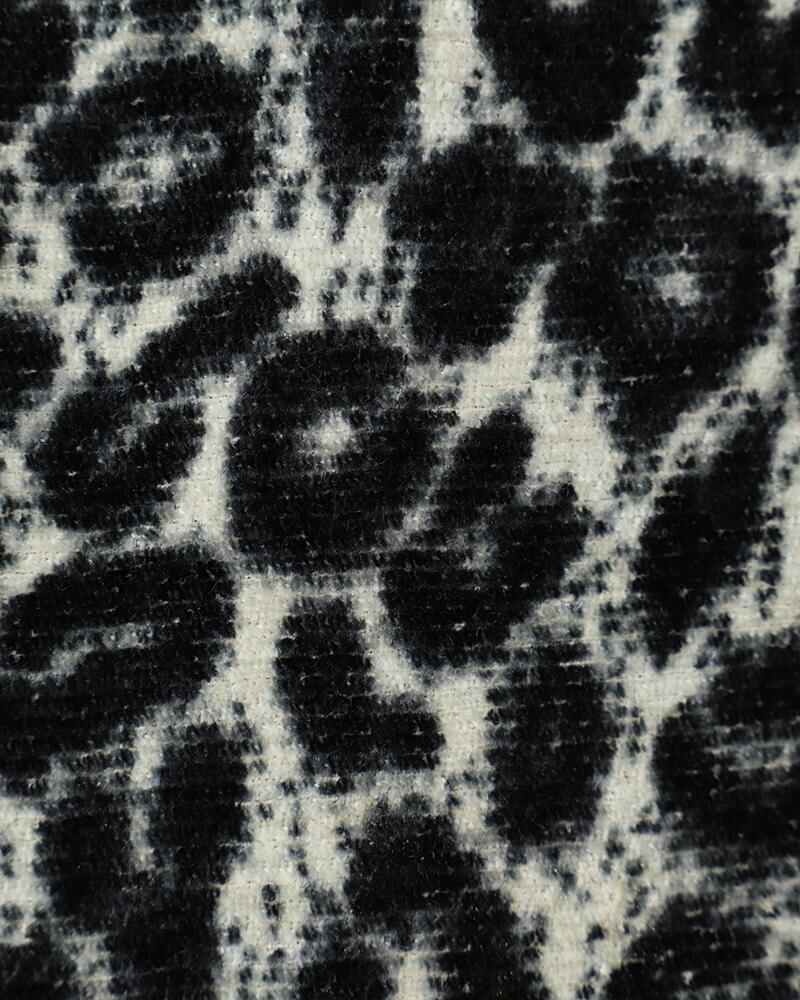 SILK STOLE LEOPARD GREY - 2