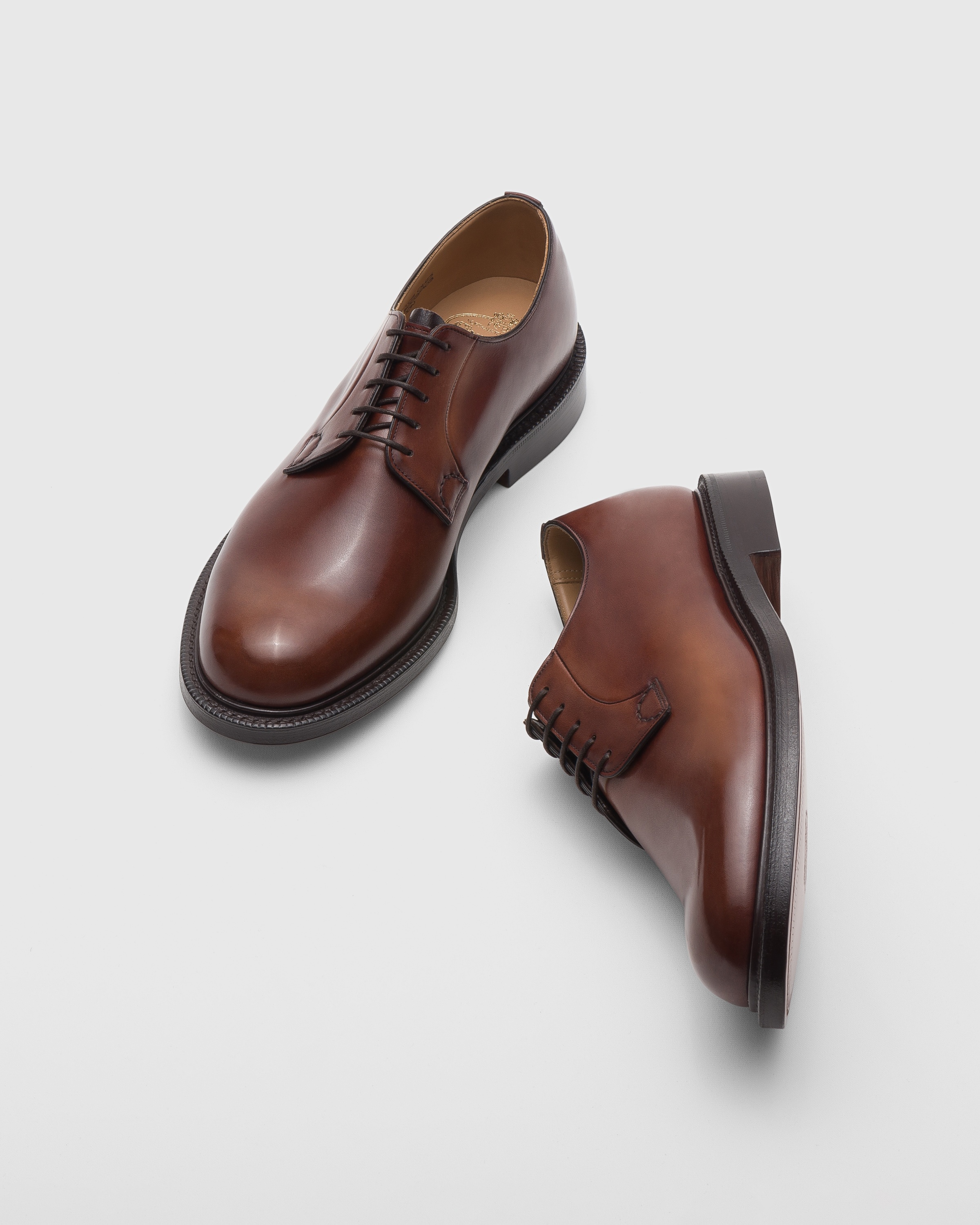 Bleached Calfskin Derby - 2