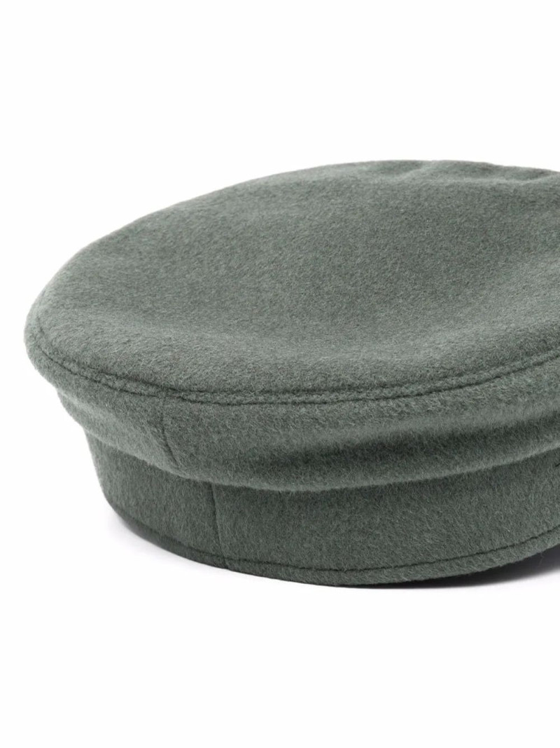 RUSLAN BAGINSKIY contrast-peak baker boy hat outlook