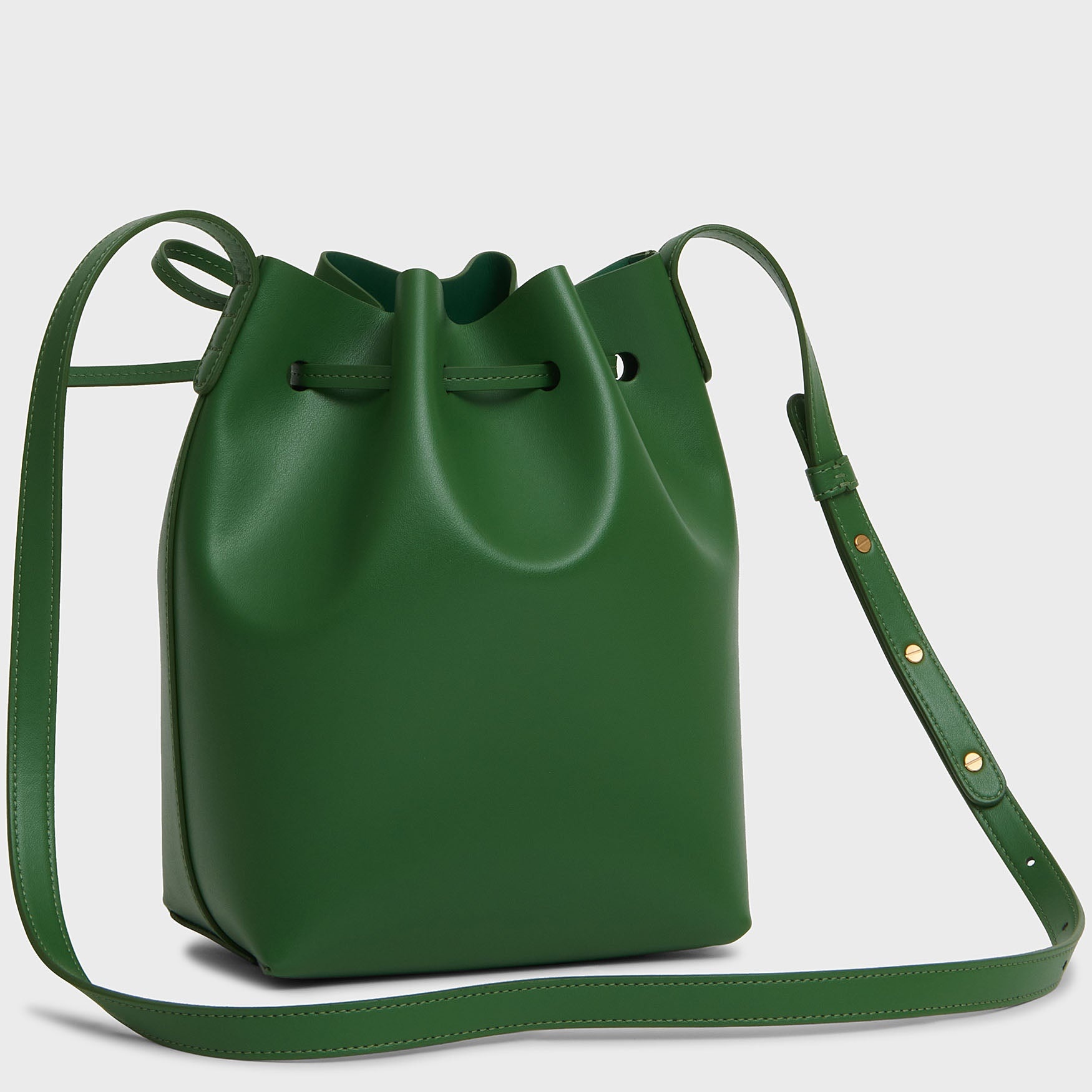VEGAN APPLE LEATHER BUCKET BAG - 5