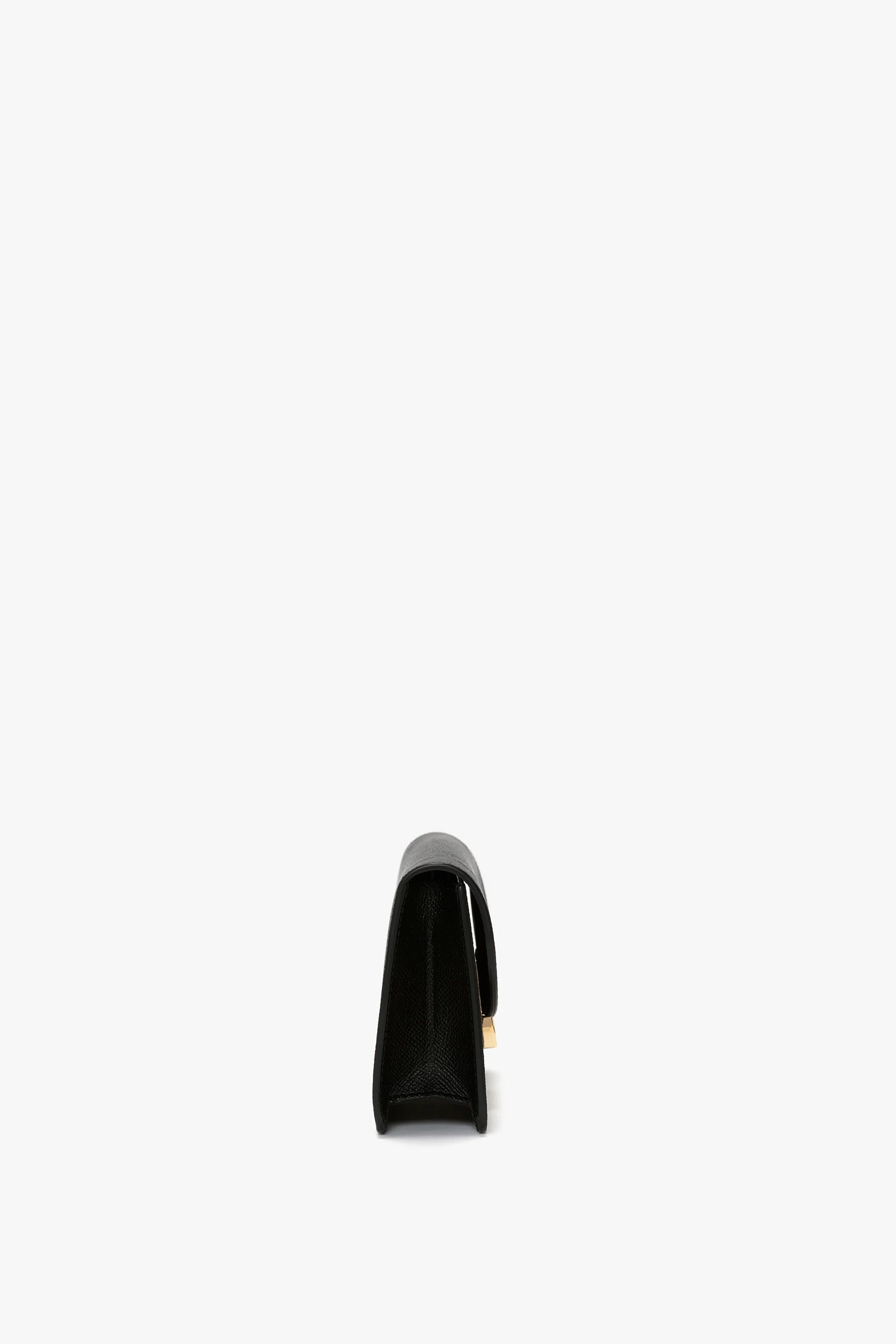 Nano Dorian Wristlet In Black Grained Leather - 4