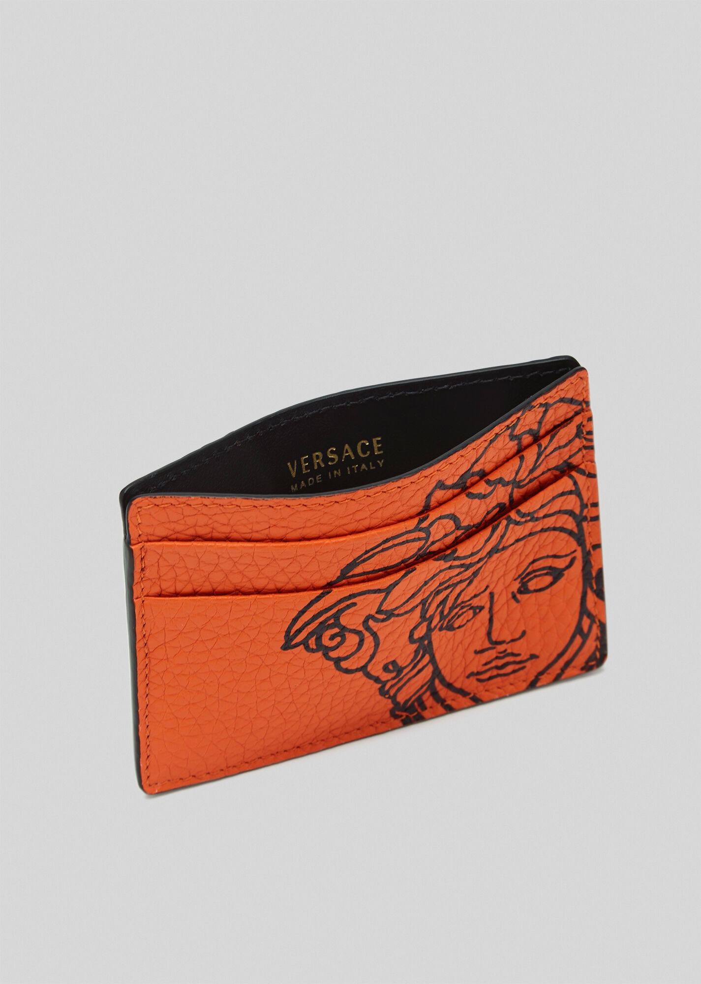 Pop Medusa Leather Card Case - 2