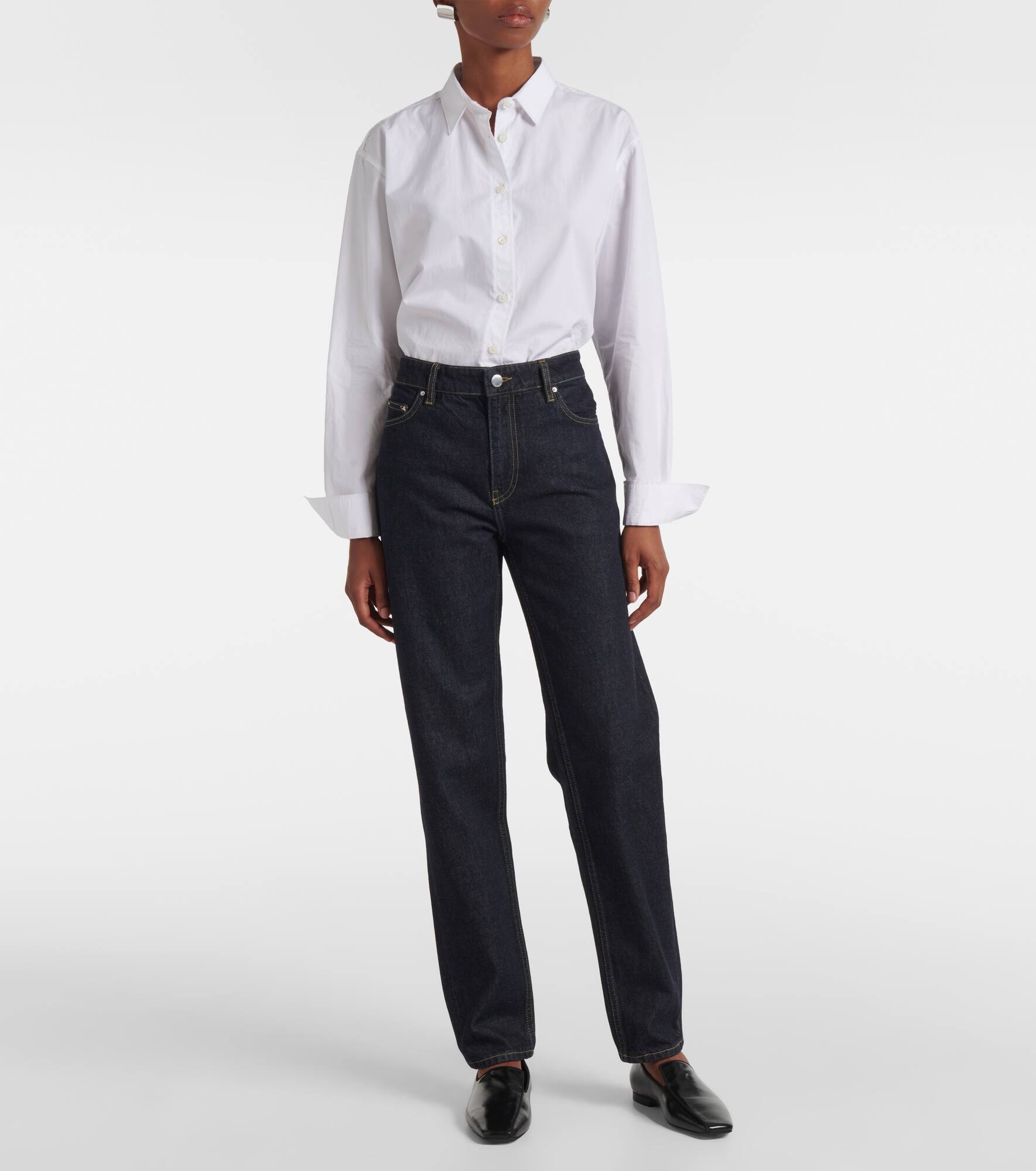 Low-rise straight jeans - 6