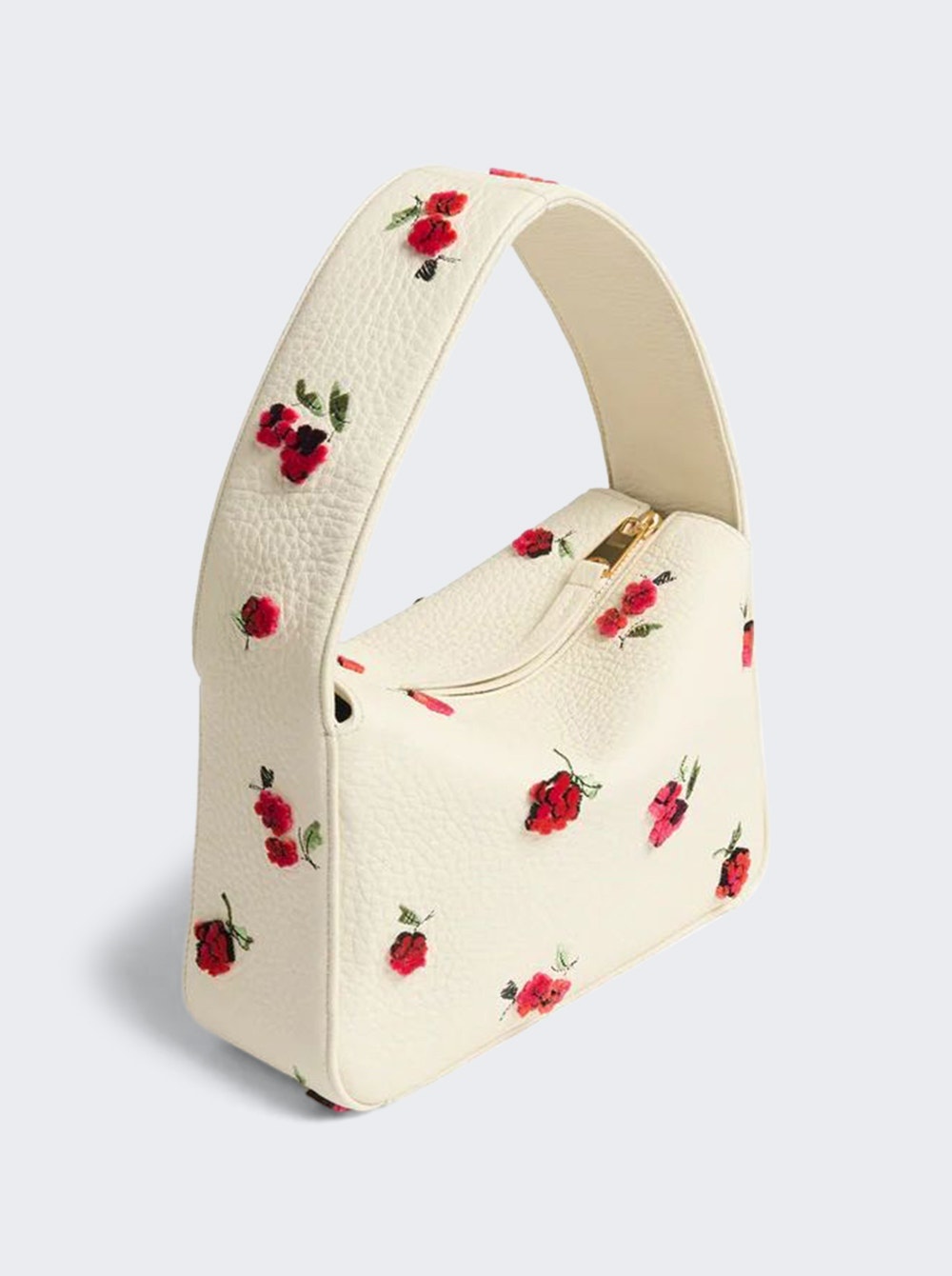 Elena Small Handbag Rasberry And Cream - 4