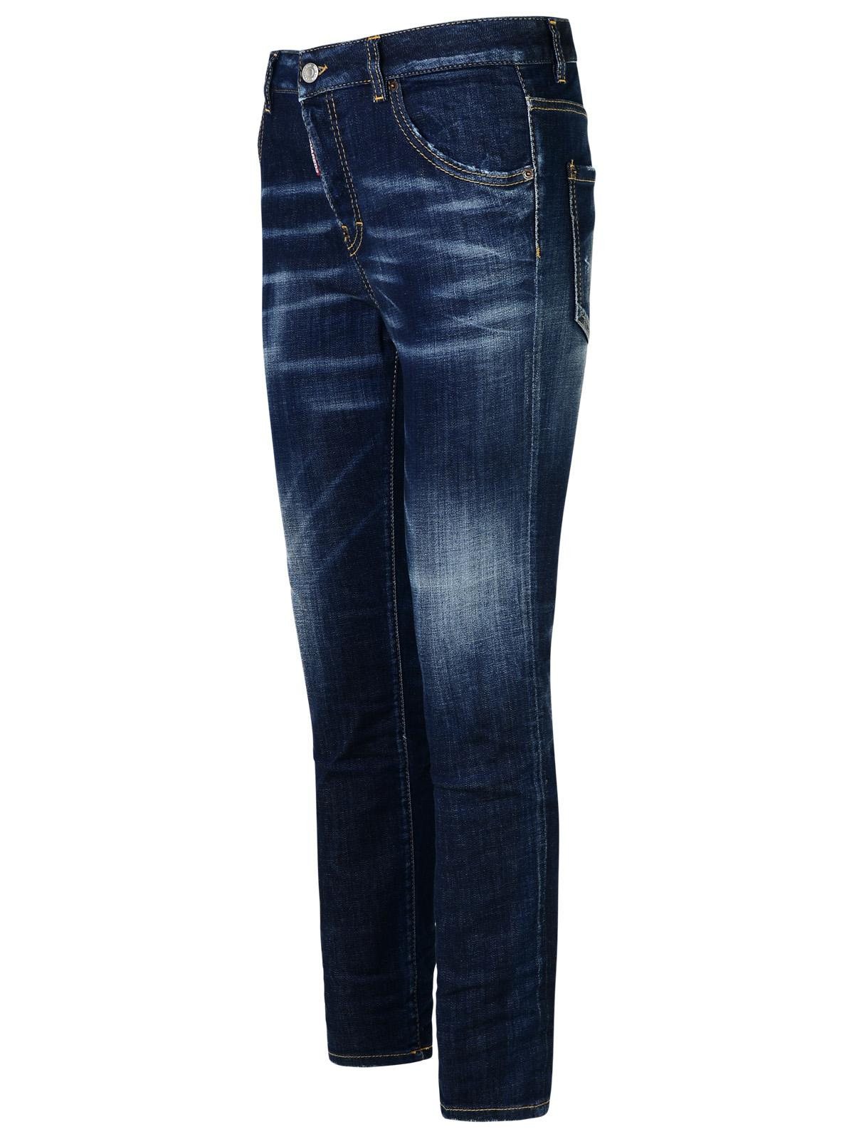 Dsquared2 'Cool Girl' Blue Cotton Blend Jeans Women - 2