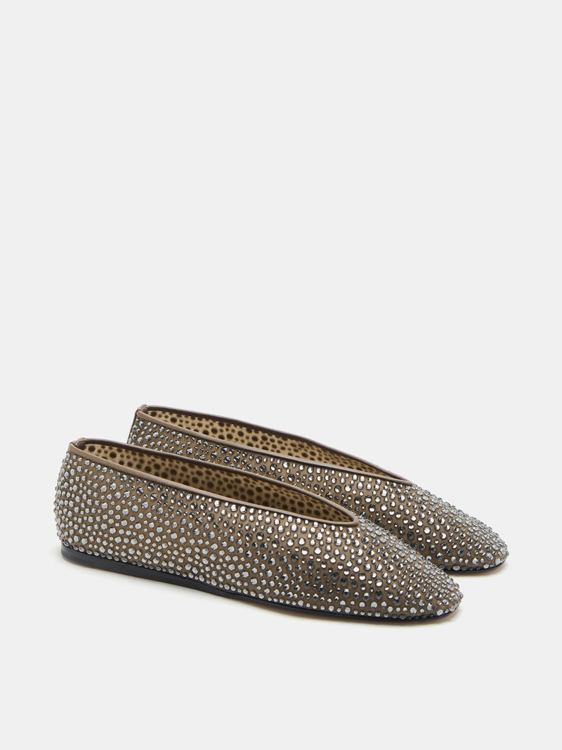 LE MONDE BÉRYL Luna Slipper / Smokey Mesh Crystal outlook