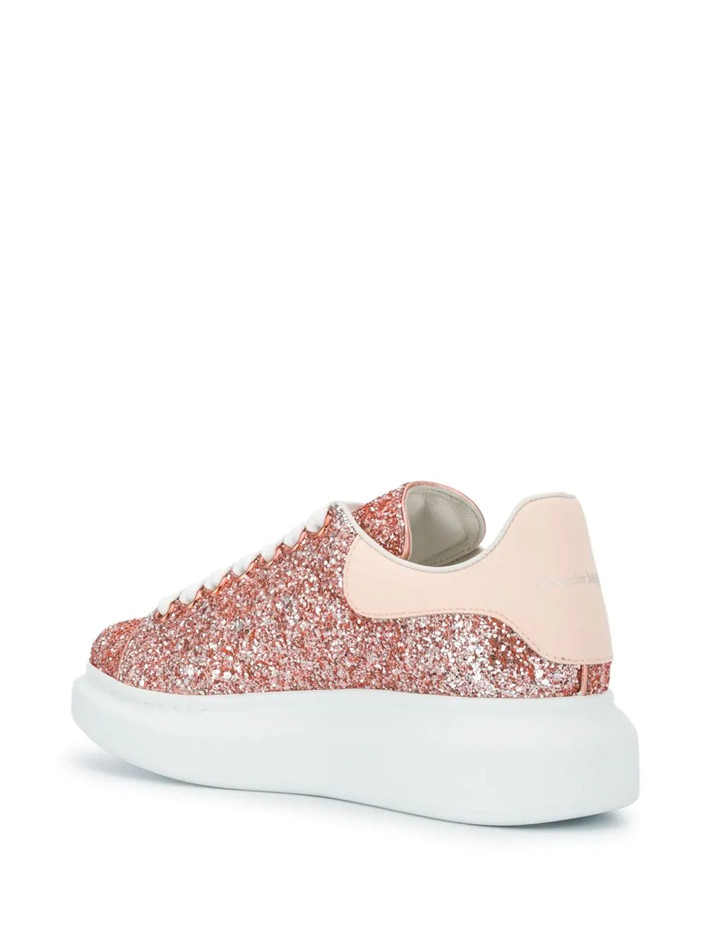 Oversized glitter-embellished sneakers - 3