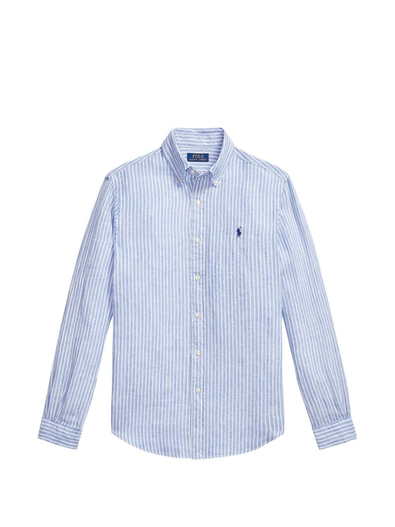 Pony striped linen shirt 1