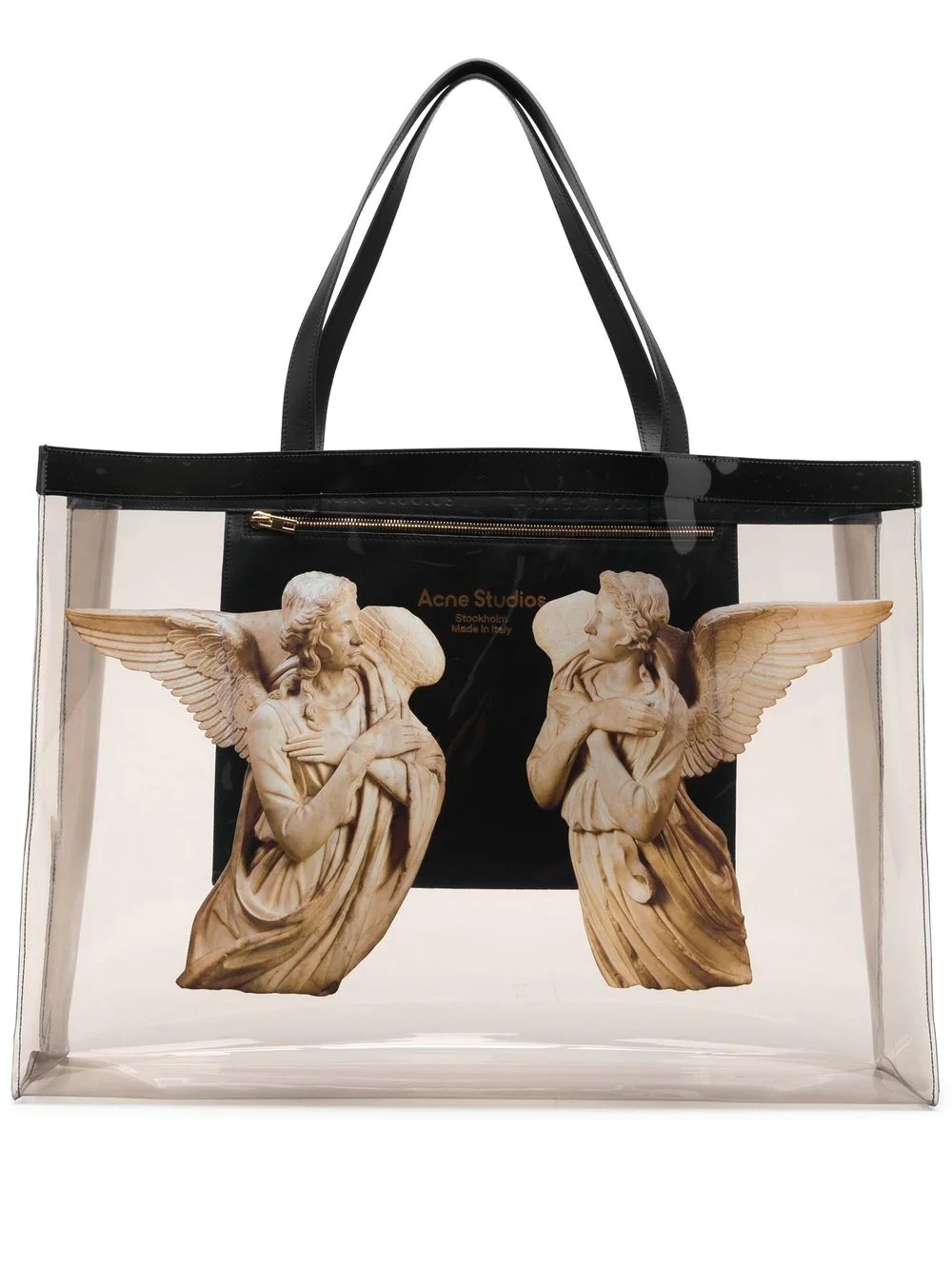 statue print tote bag - 1