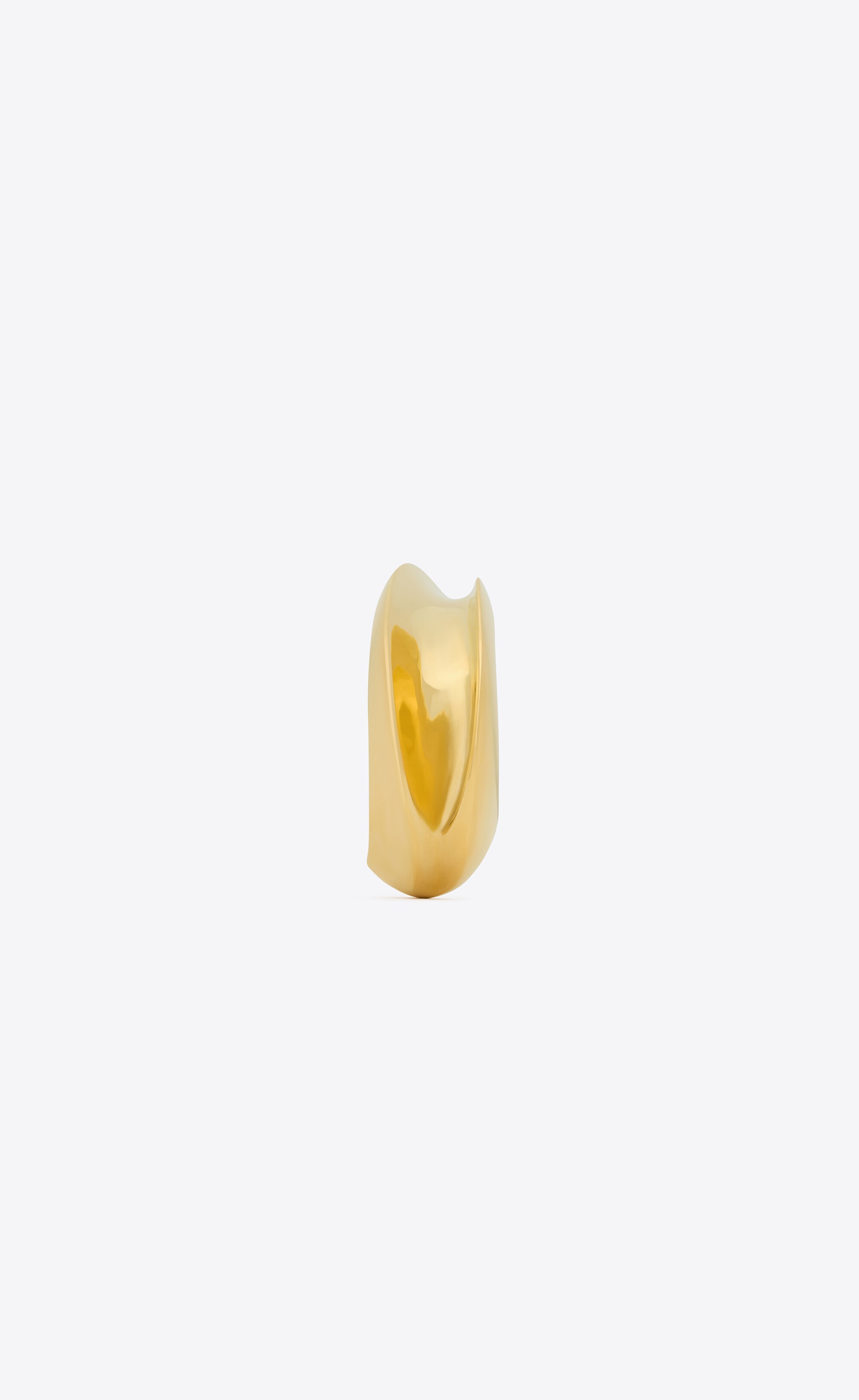small twist cuff in metal - 3